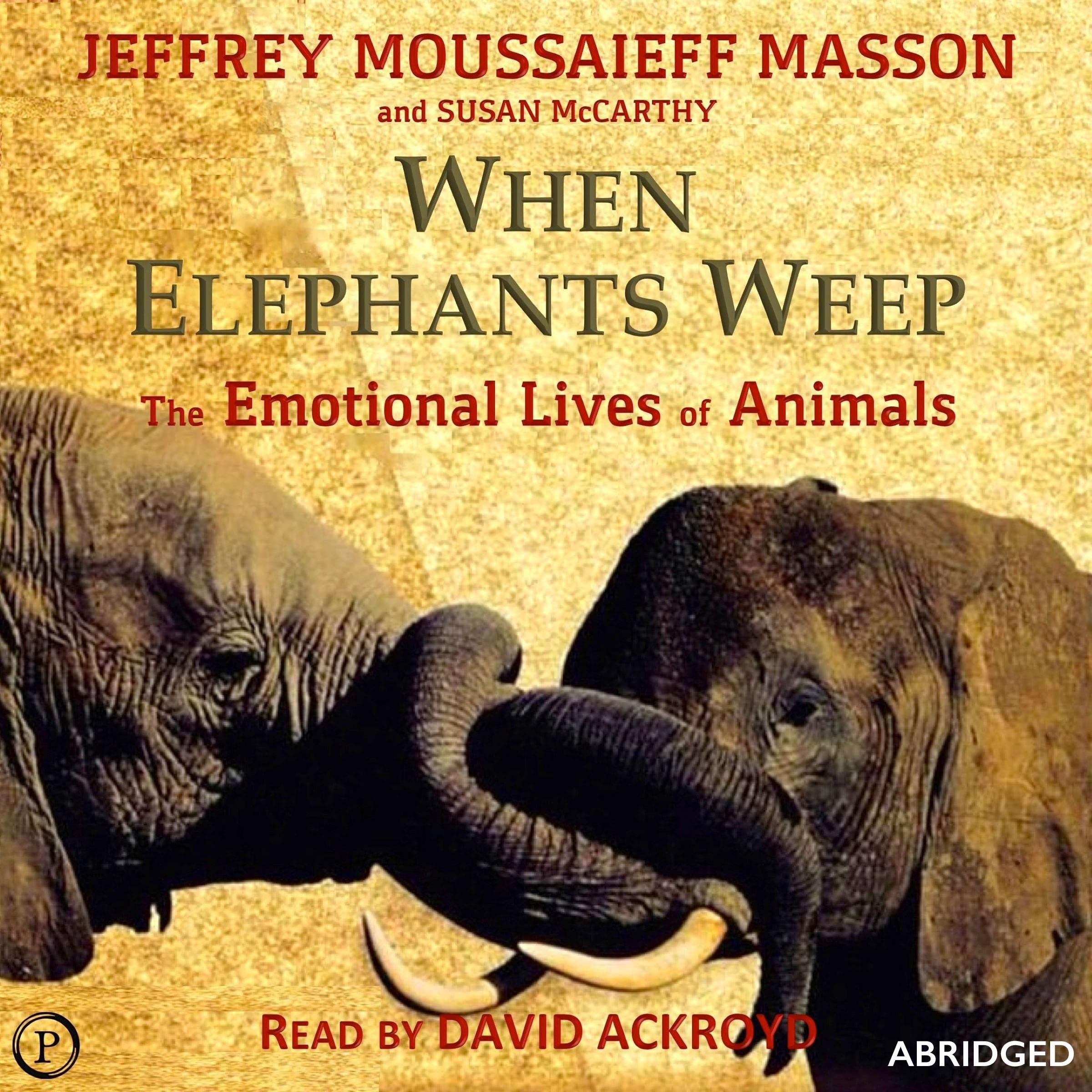 Cover art for When Elephants Weep