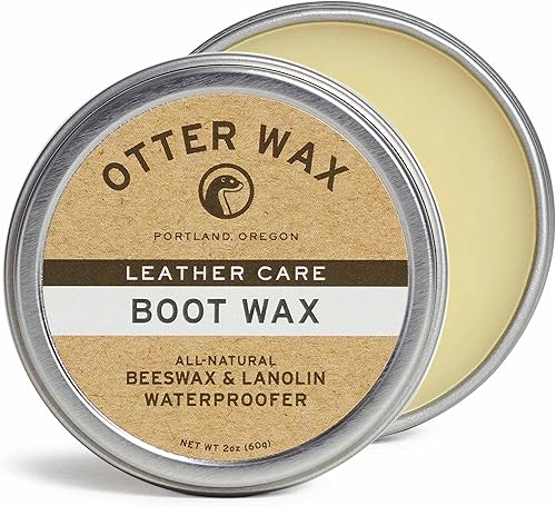 Miniatura 3 de Otter Wax Cera para botas | 2 onzas | Impermeabilizante de cuero natural | Fabricado en Estados Unidos