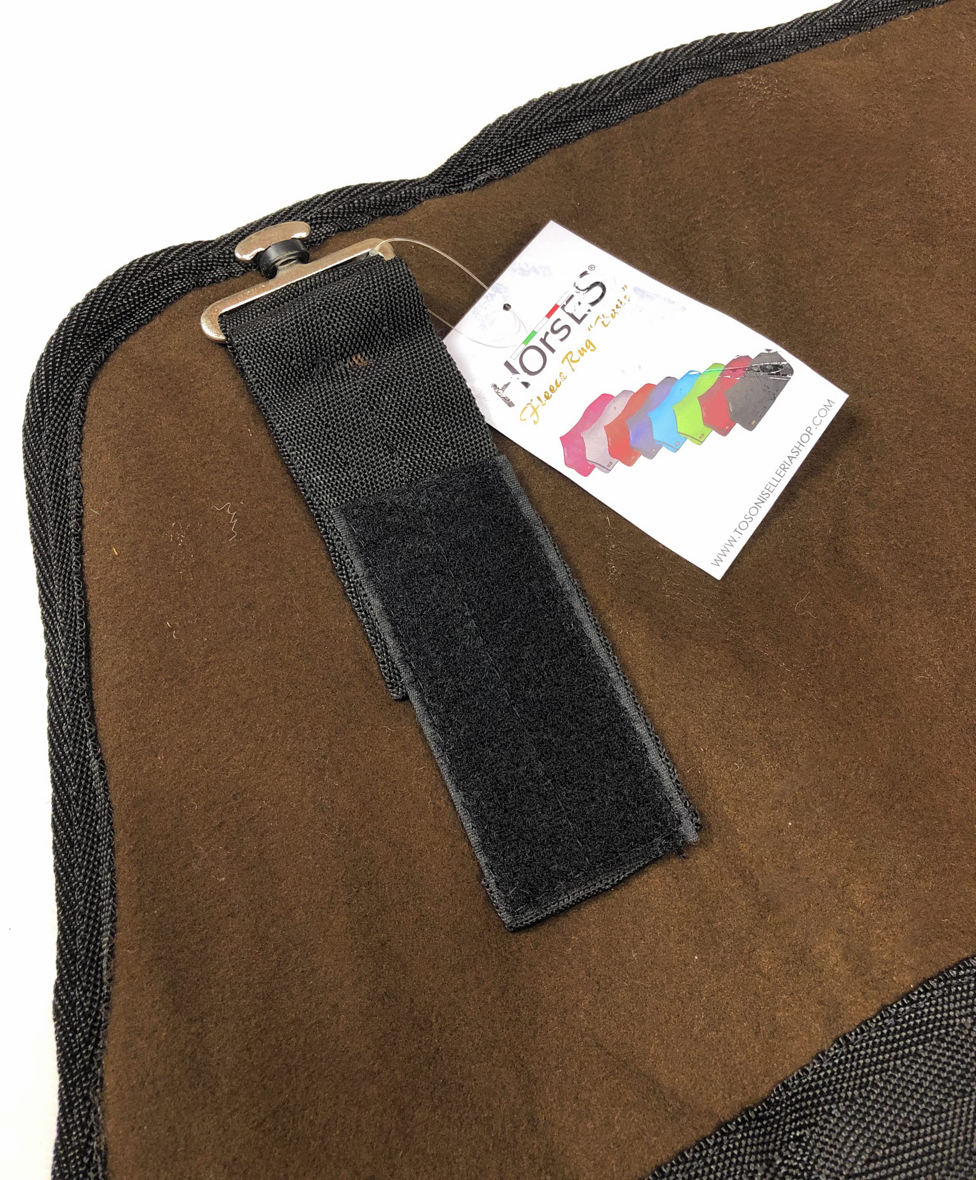 Horses, Manta Polar Para Caballos, Modelo Basic, Suave y Confortable, Ideal Para Transporte y Después del Trabajo (marrón - 145 cm)