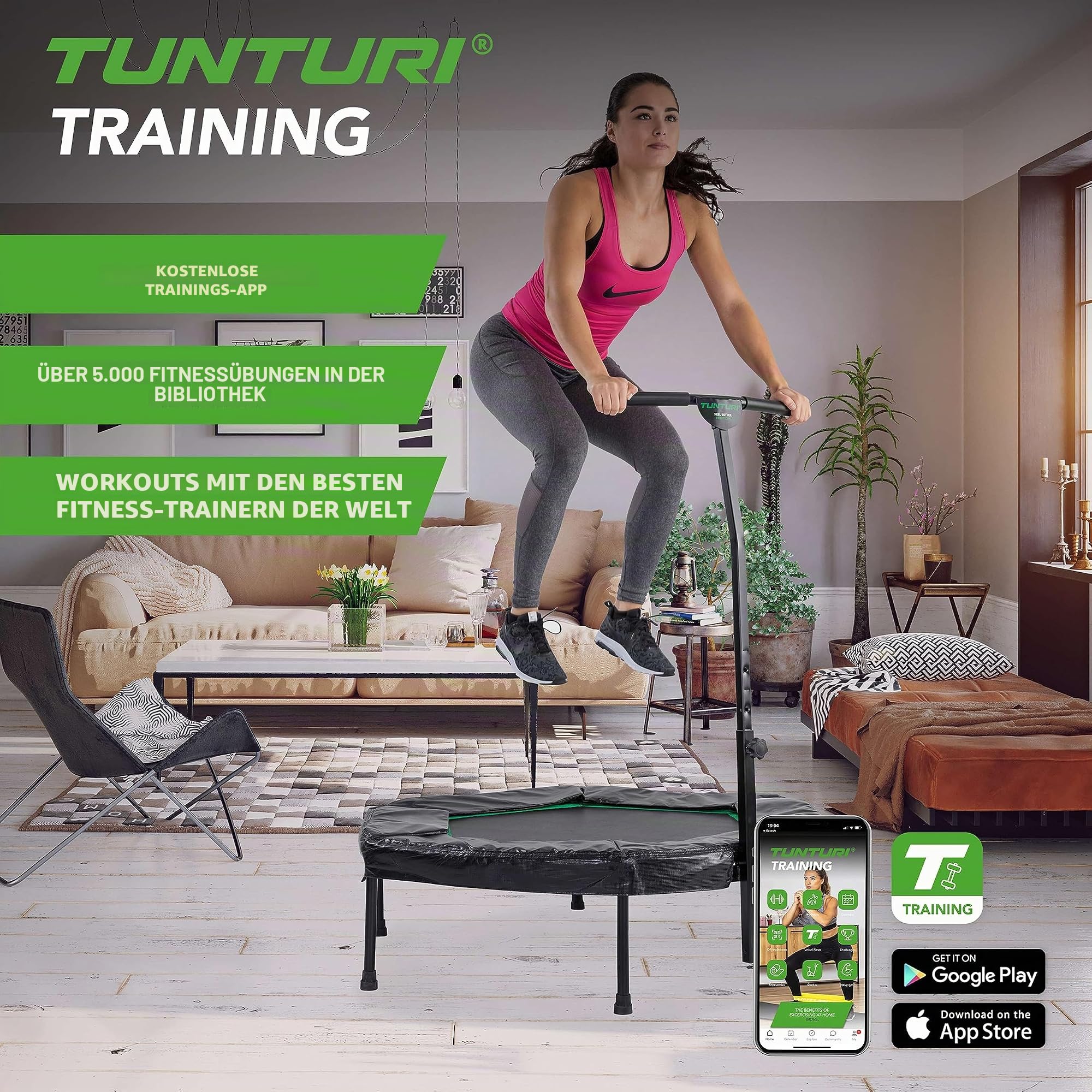 Tunturi Hexagon Fitness Trampolin