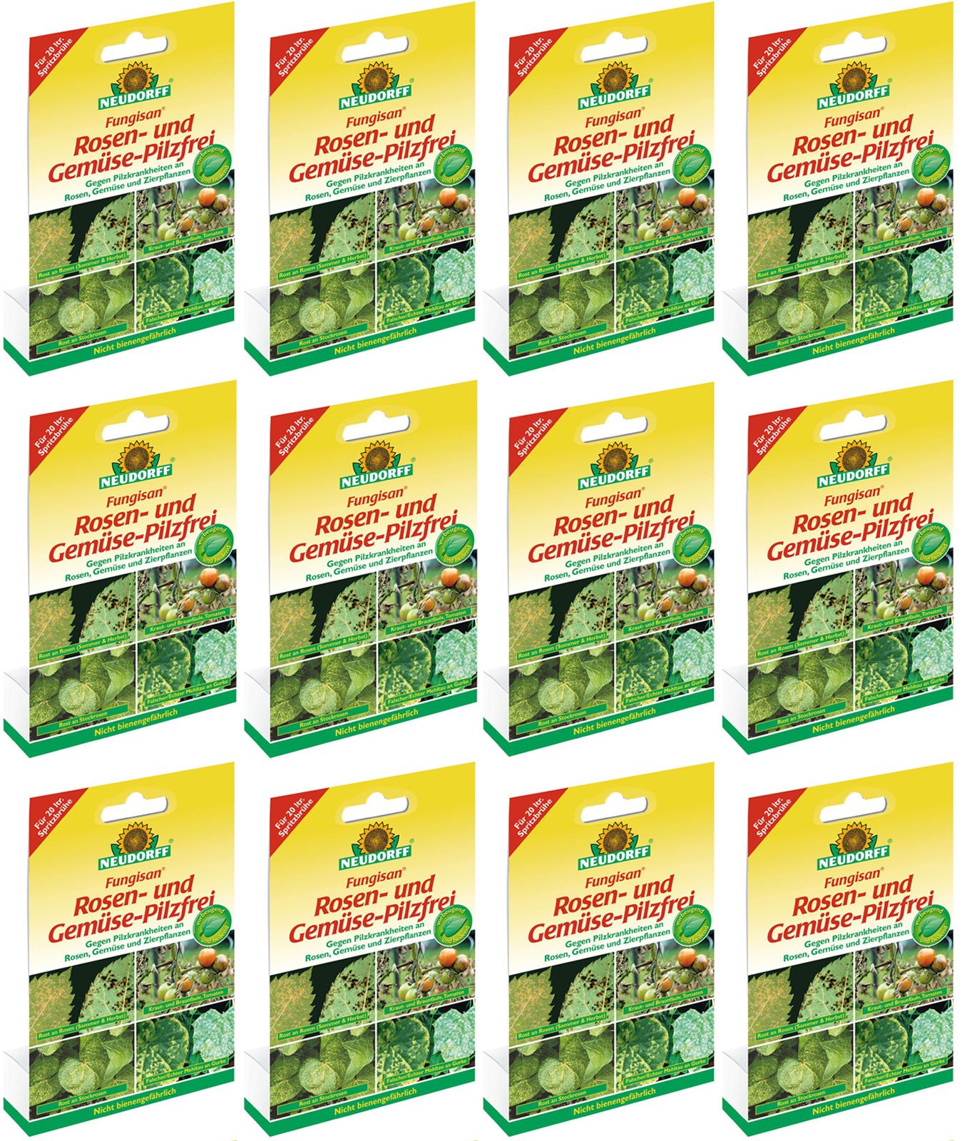 12 x 16 ml Neudorff Fungisan Rosen- und Gemüse-Pilzfrei