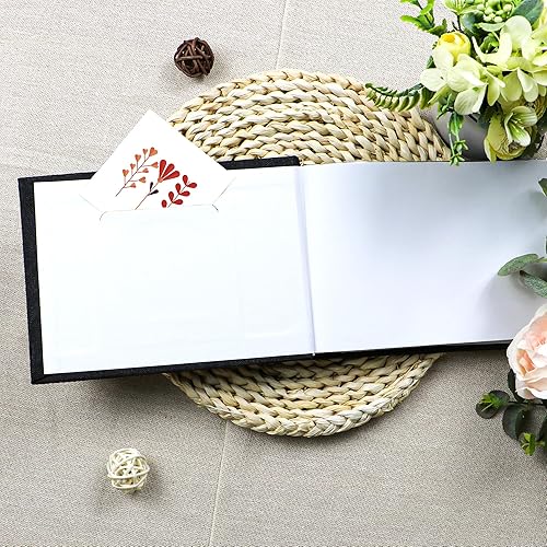 Miniatura 4 de Holoary Álbum de fotos de 4 x 6 pulgadas, álbum de fotos con capacidad para 36 fotos horizontales, cubierta de tela de lino, pequeño libro de