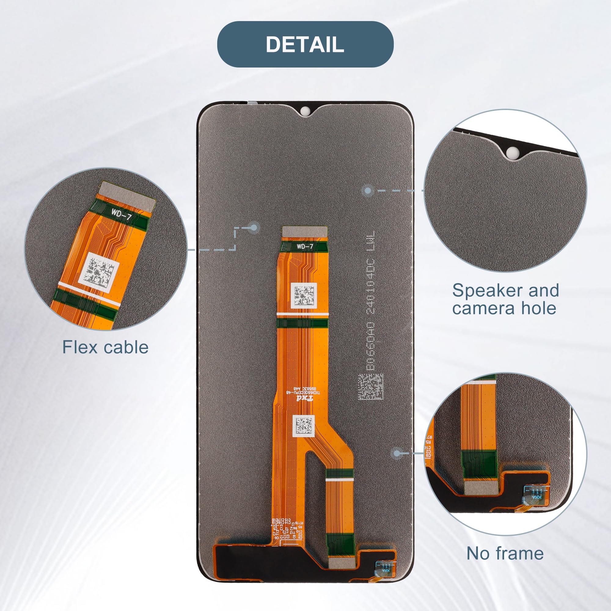 6.56'' Original For Huawei Honor X6A WDY-LX1/2 LCD Display Screen Touch Panel Di 6.56'' Original For Huawei Honor X6A WDY-LX1/2 LCD Display Screen Touch Panel Di