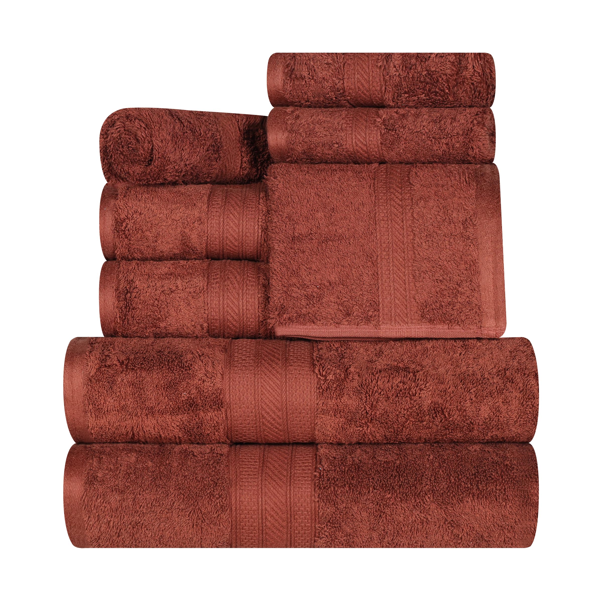 Serviettes anti-bouloches en pur coton peigné fini la douche froide