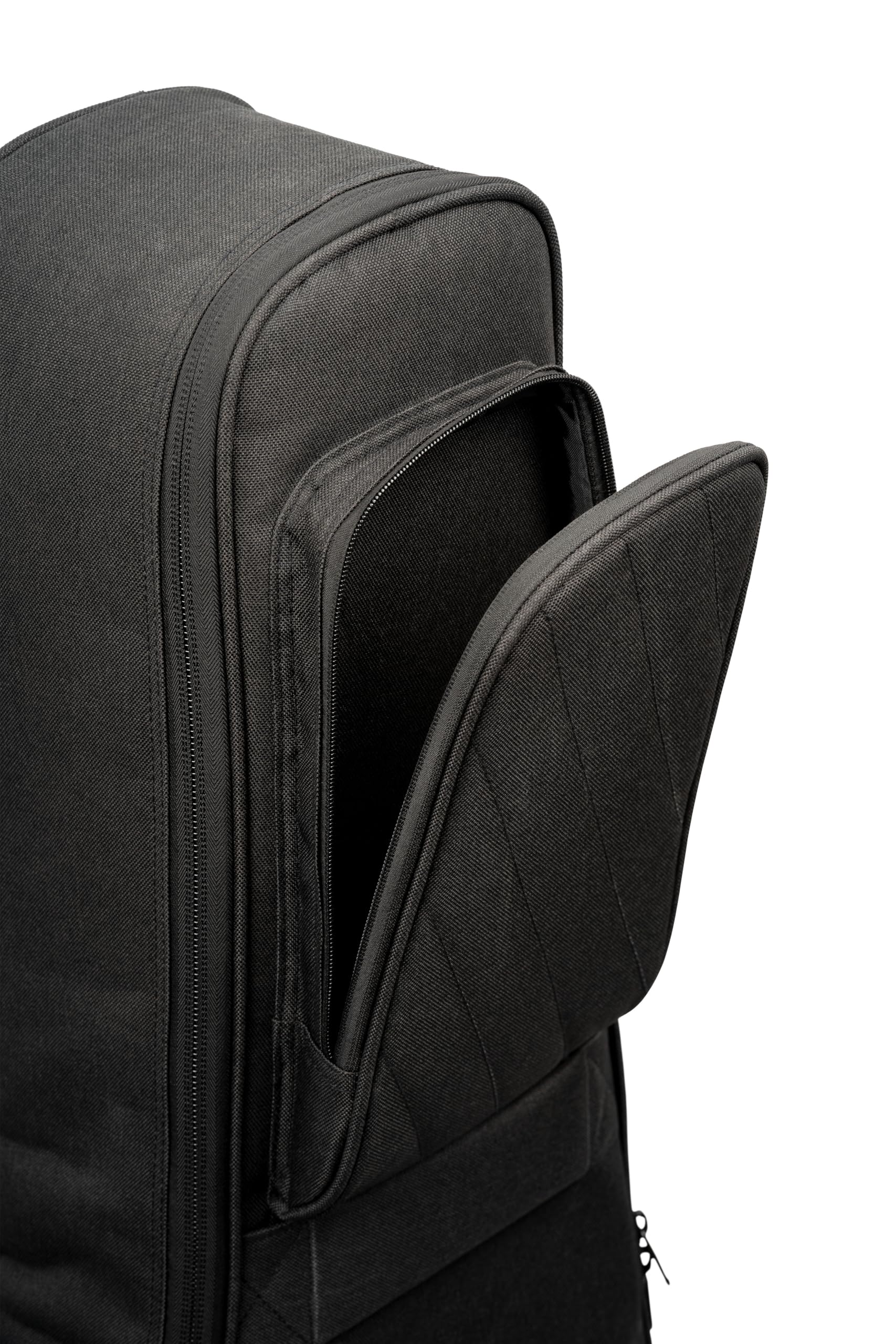 Ortega Guitars Deluxe Guitar Gigbag - Dreadnought - Akustik Gitarren Tasche - Höhe 106 cm - Breite 43 cm - Baumwolle, Schwarz (OGBDN-DLX-BK)