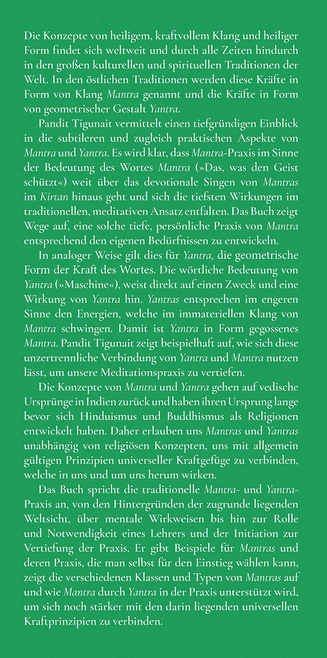 Die Kraft von Mantra und Yantra: Initiation und Praxis im Yoga von Klang und Form