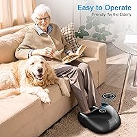 Vista 5 de COMFIER Shiatsu máquina masajeadora de pies, Regalos de cumpleaños para hombres y mujeres, masajeador de pies con calor, rodillo de amasado