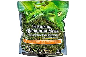 Galápagos (05213) Terrarium Green Sphagnum Moss: Enhance Your Ecosystem's Vitality
