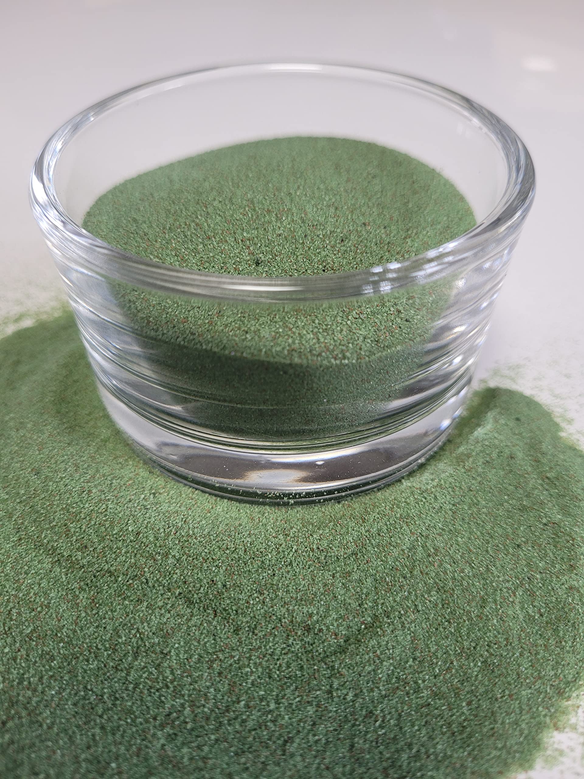 Sable de décoration pour Sable Fin de Quartz Fin - Vert Olive