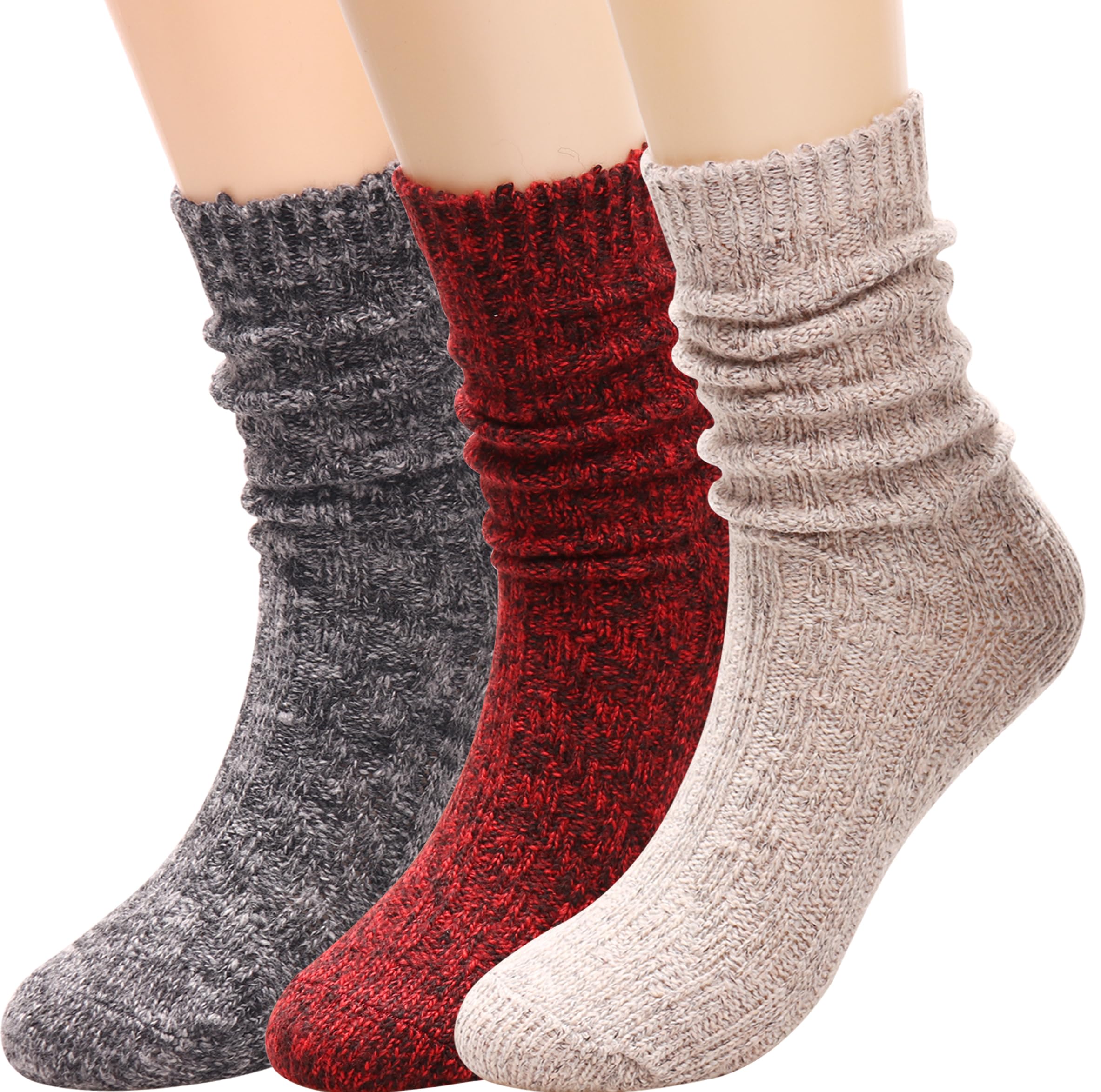 TINTAO Boot Socks for Women,Women's Winter Thick Warm Socks Cozy Crew Socks Gift Socks,size (5-9),#1309