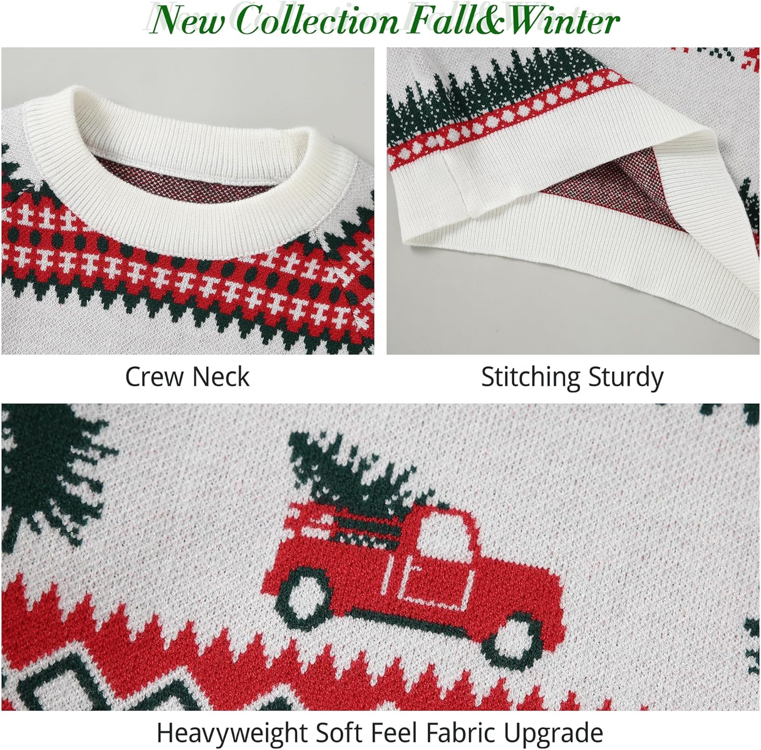 SANMIO Toddler Baby Boys Girls Deer Christmas Cardigan Sweater Long Sleeve Button-up Coat 6M-4T - Image 6