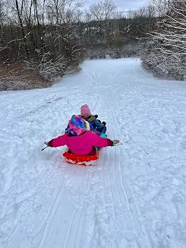 ESP 66 Family Fun Toboggan - Four Rider Sled - Orange 1138