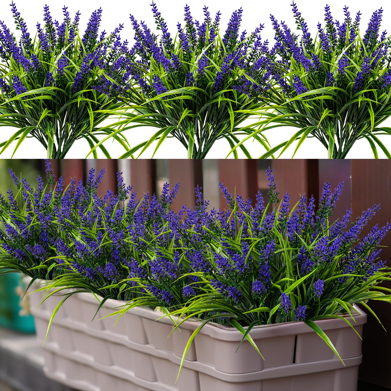 Nigirior 24 Bundles Artificial Flowers
