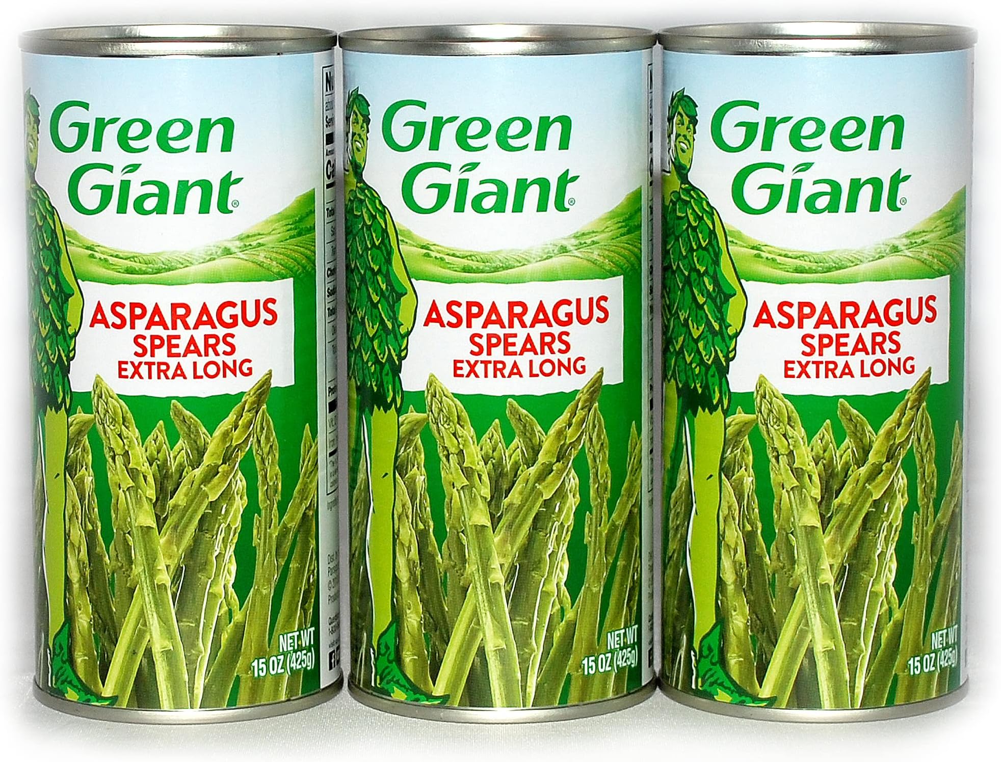 Green Giant Asparagus Spears, Extra Long, 15 oz Cans, Pack of 3