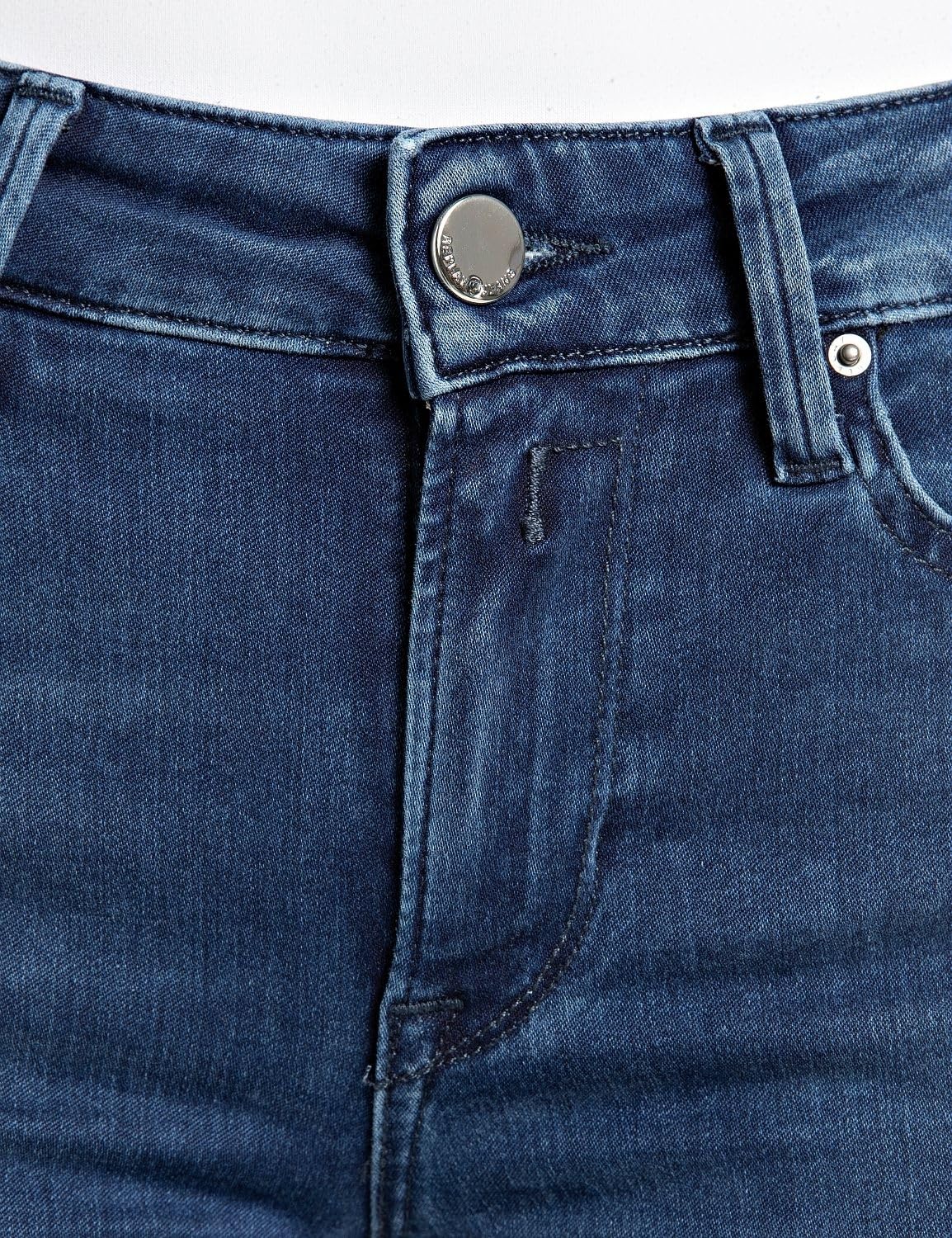 Replay Damen Jeans New Luz Skinny-Fit ResinPlus+