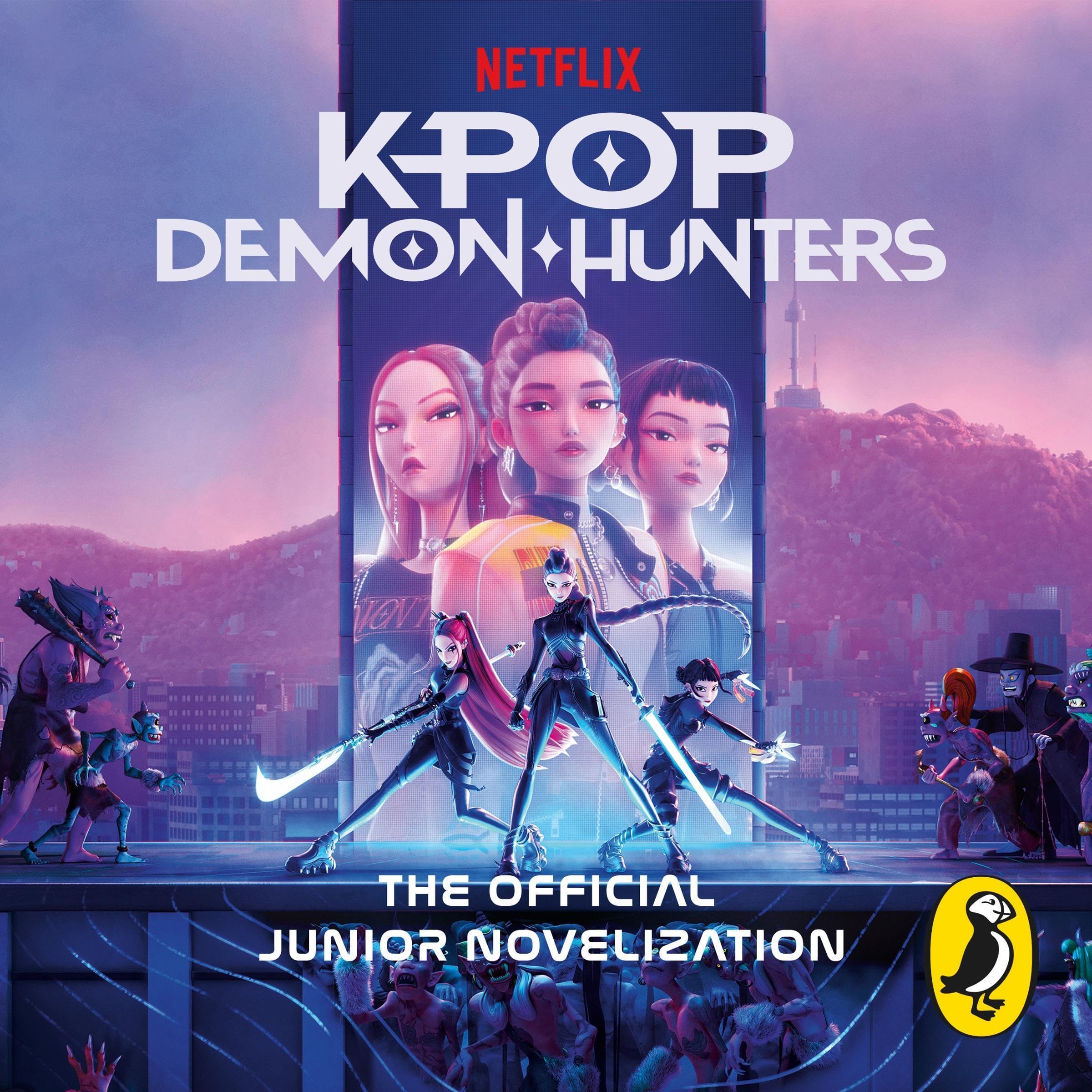 Cover art for KPop Demon Hunters: The Official Junior Novelization