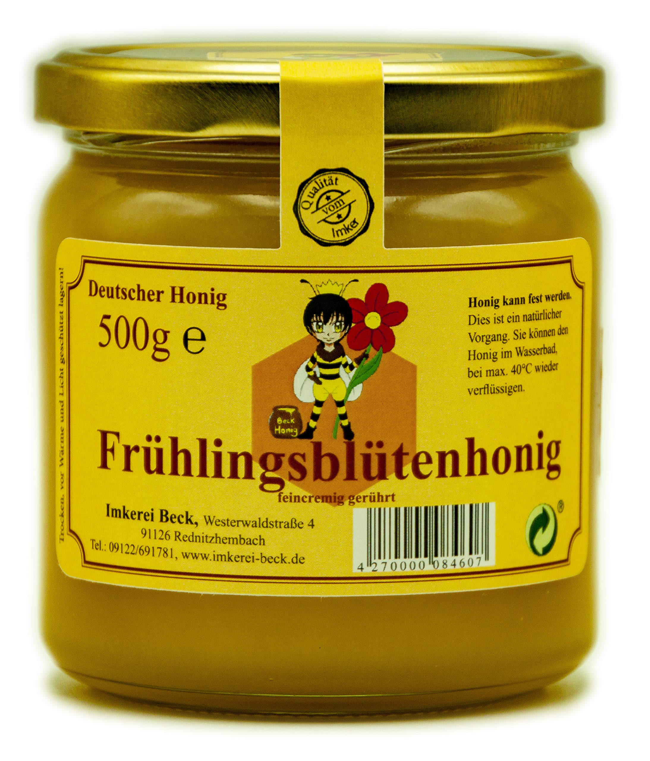 Imkerei Beck® - 6 x 500g / 3000g / 3 kg Honig/Echter Imkerhonig im Vorteilspack/Bienenhonig Set direkt vom Imker aus Deutschland/Bayern