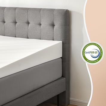 Lazyzizi Mattress Wedge Only, 7-Inch King Inclined Bed Wedge Topper for Acid Reflux, GERD, Neck & Back Pain, Snoring, Adjustable Elevator Under Mattress Support for Bedroom