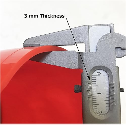 Miniatura 2 de KUFA RojoNegro 12" Diámetro (Tamaño inflado 12.0 in x 15.0 in) Boya de amarre Boya Anclaje Boya A30