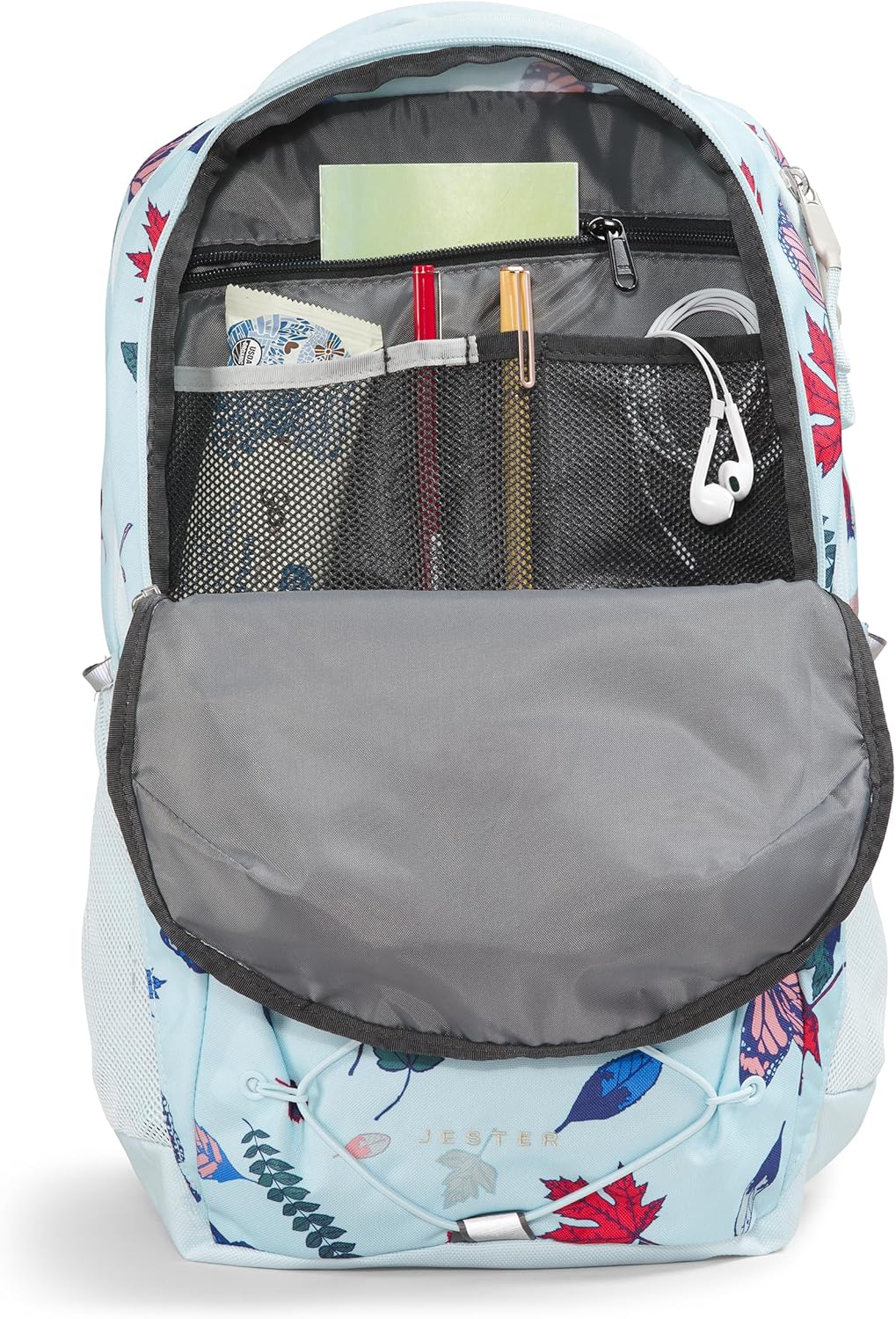 The North Face Women's Jester Everyday Laptop Backpack, Icecap Blue Fall Wanderer Print/Icecap Blue/Gravel, One Size - Image 3