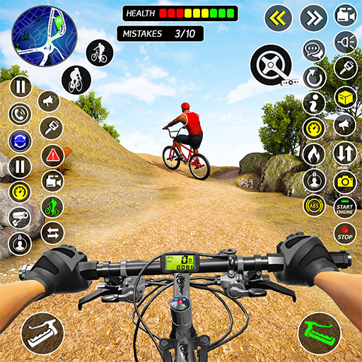 Offroad BMX Cycle Stunt Riding 2024