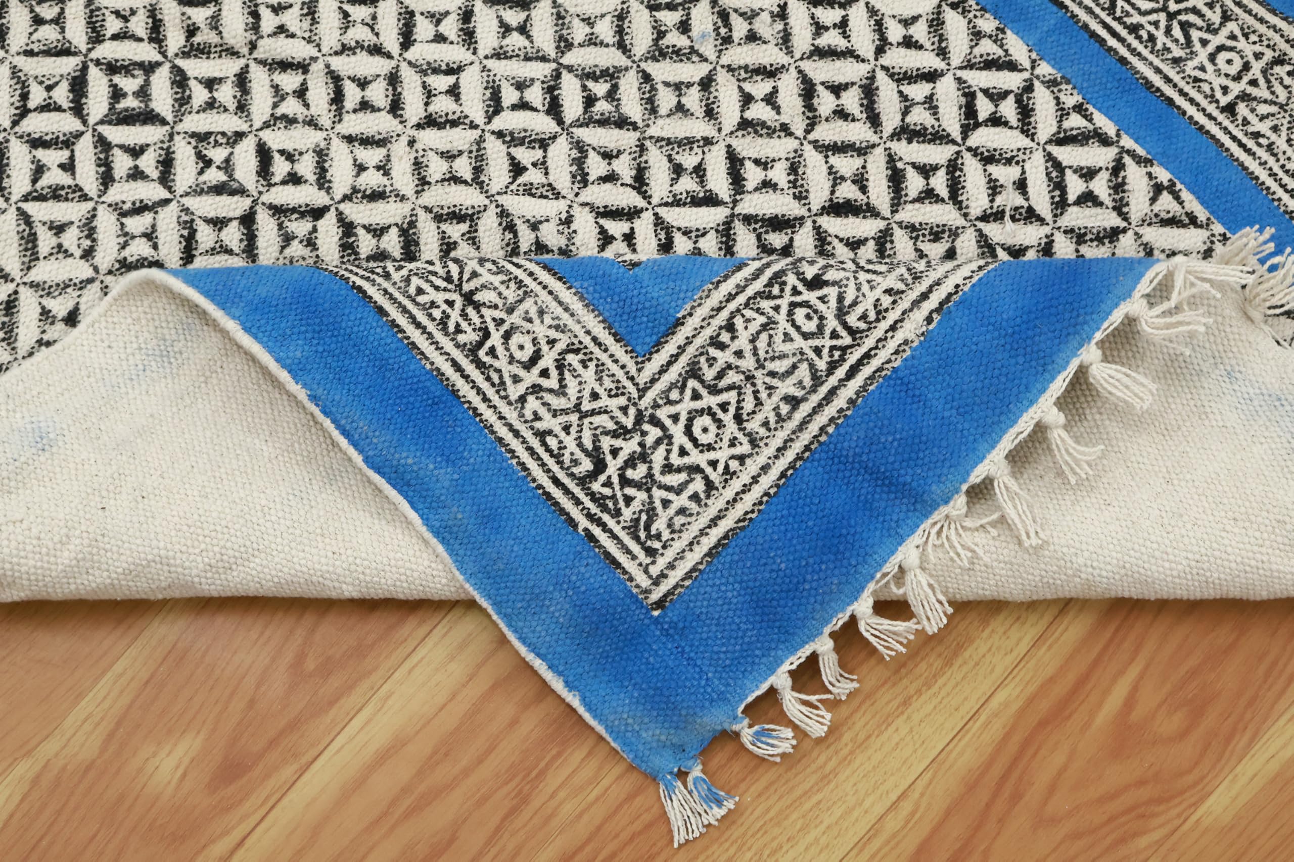 Kilim Bieżnik 2 x 12 do wewnątrz, na zewnątrz, chodnik, kamień, łatwy do prania, pranie ręczne, bawełniany bieżnik, 0,5 cm, boho, chodnik do przedpokoju, na schody, korytarz
