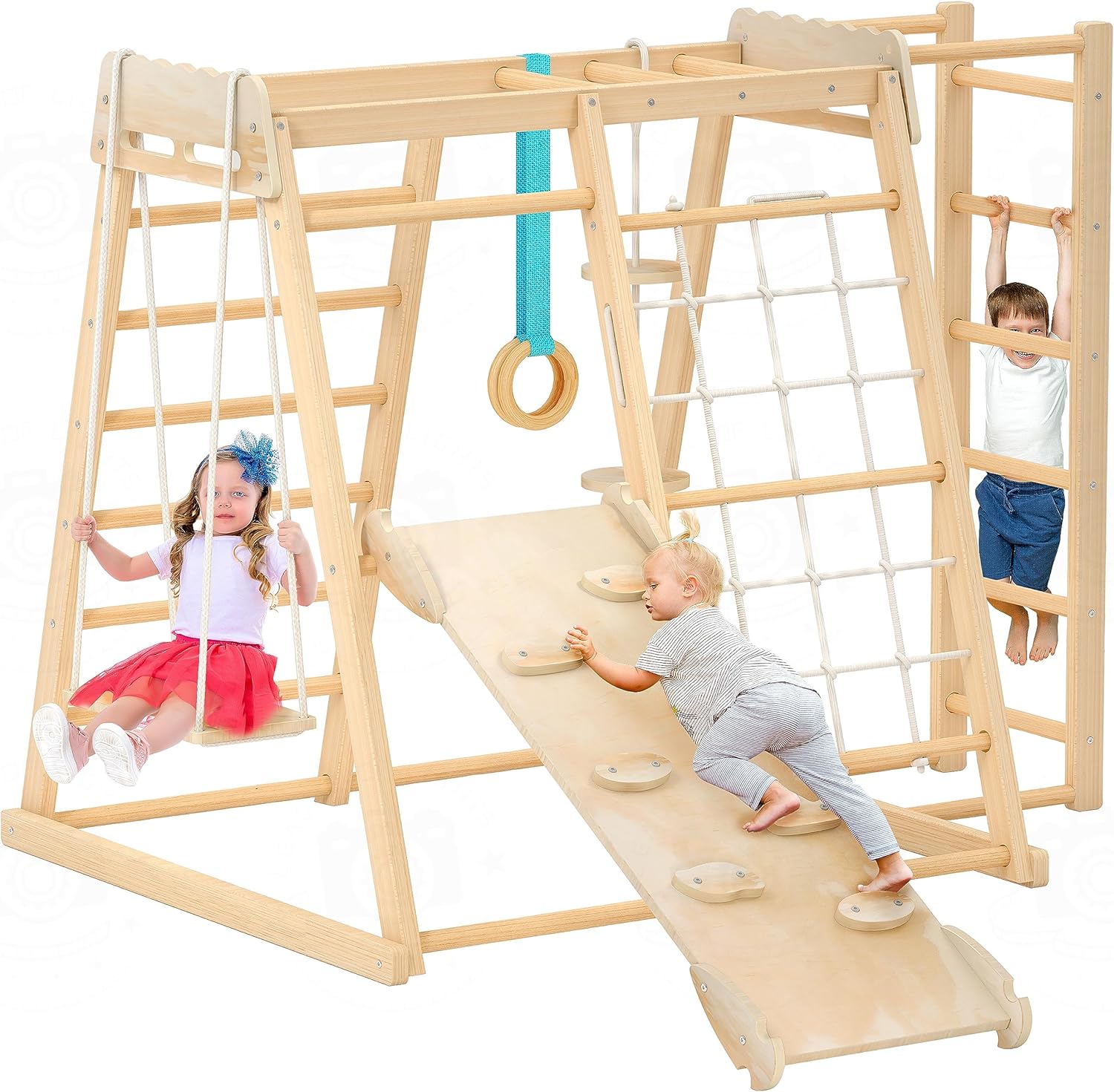 Jungle Gym, Toddler Climbing Toys, Indoor Playground Climbing Toys for Toddlers, Montessori