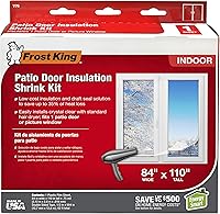 Frost King V76H Clear Shrink Window Insulation Kit 84x110 Inches - Easy DIY Draft Seal