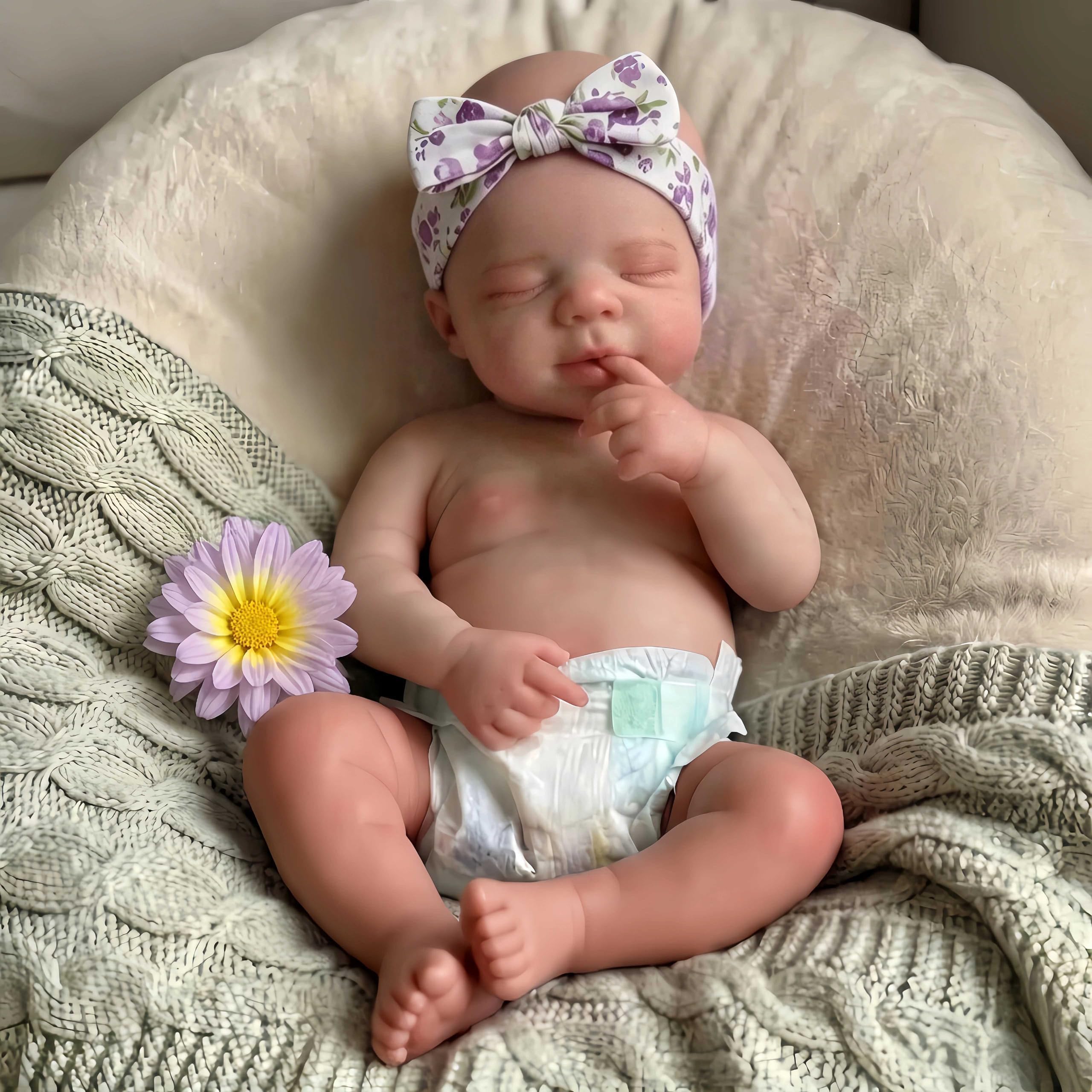 Zero Pam Bebe Reborn Silicona Cuerpo Completo Blando,30CM Muñeca Bebes Reborn, Boca Abierta Bebe Reborn Silicona Realistic Muñecas para Niñas Muñecas Suave con Accesorios | Boca Abierta Bebe Reborn Silicona Realistic Muñecas para Niñas Muñecas Suave con A
