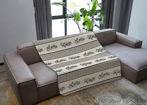 Miniatura 4 de Virah Bella - Manta acolchada de 50 x 60 pulgadas - Edredón ligero para acento, decoración o ropa de cama - Manta temática de cabaña