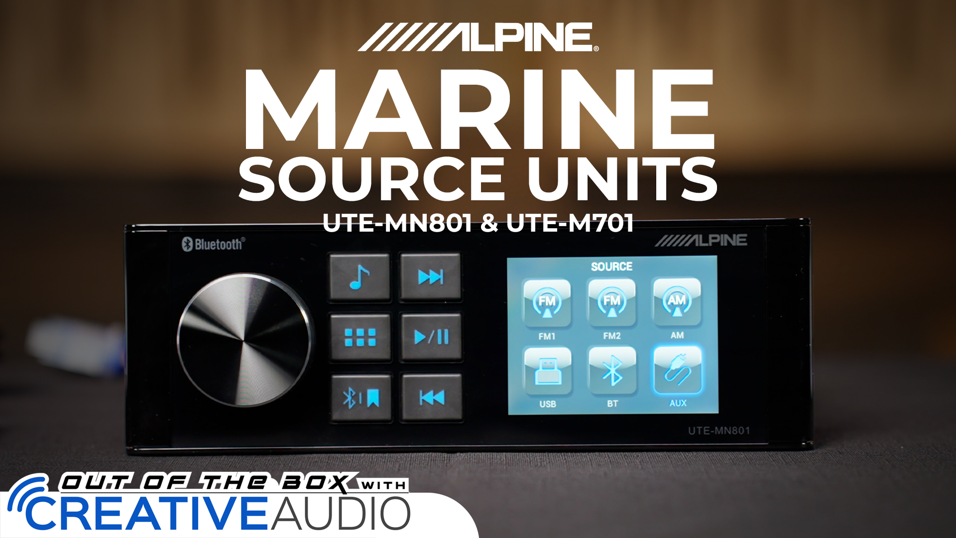 Amazon.com: Alpine UTE-M701 Waterproof Marine Bluetooth® Receiver