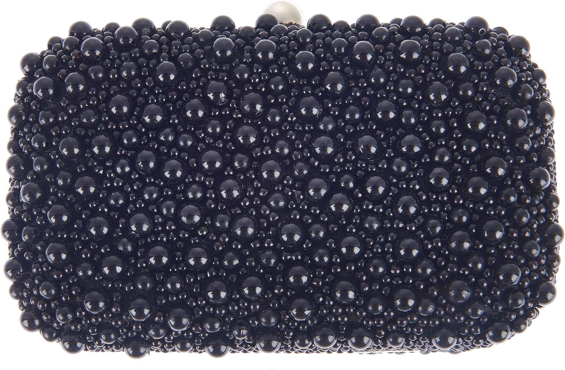 From St XavierWomen's Marcela Bubble Beaded Small Box Clutch, Black