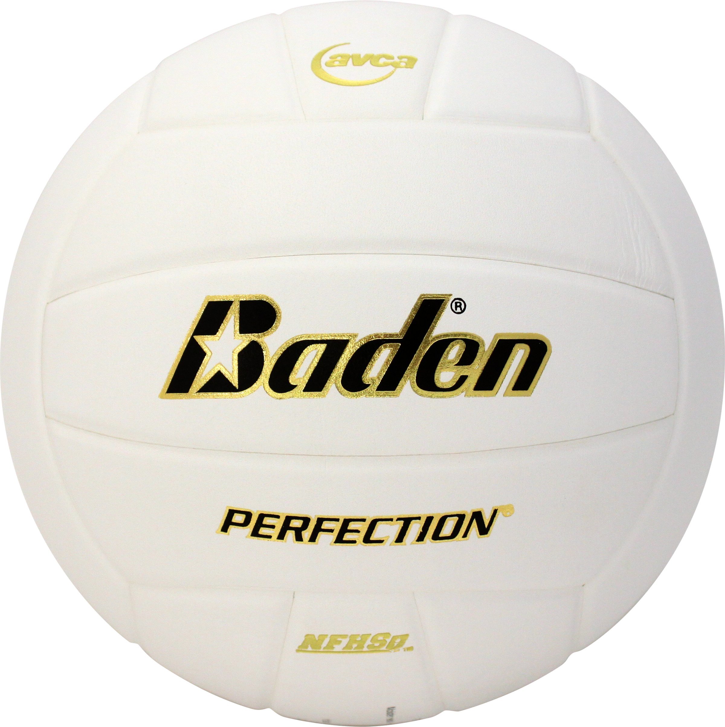 Baden | Perfection | Premium Leather | Indoor Official Game Volleyball | 13U to College | Official Size + Weight | NFHS + AVCA Approved