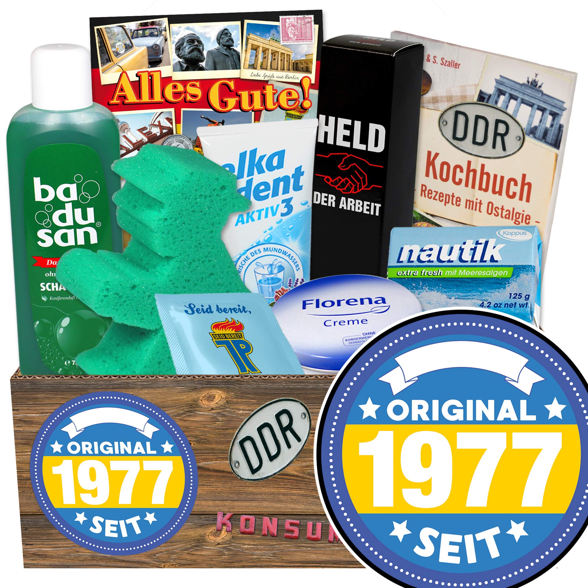 Original seit 1977 / Pflegeset DDR zum Geburtstag/Pflegeset der DDR