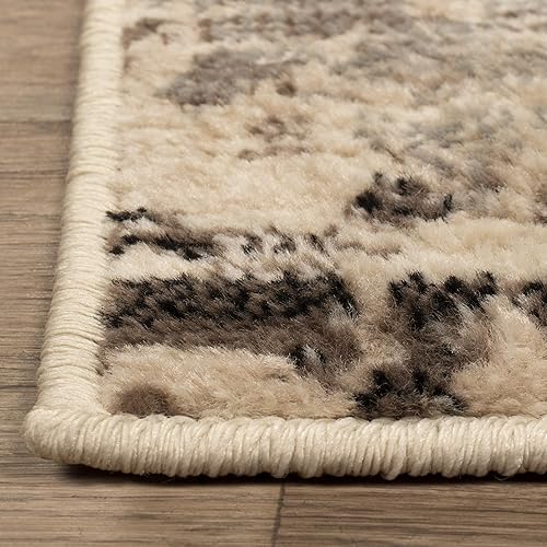 Miniatura 4 de SUPERIOR Tamara - Alfombra atractiva con respaldo de yute, tejido duradero y hermoso, patrón geométrico, pizarra - 2 pies x 3 pies