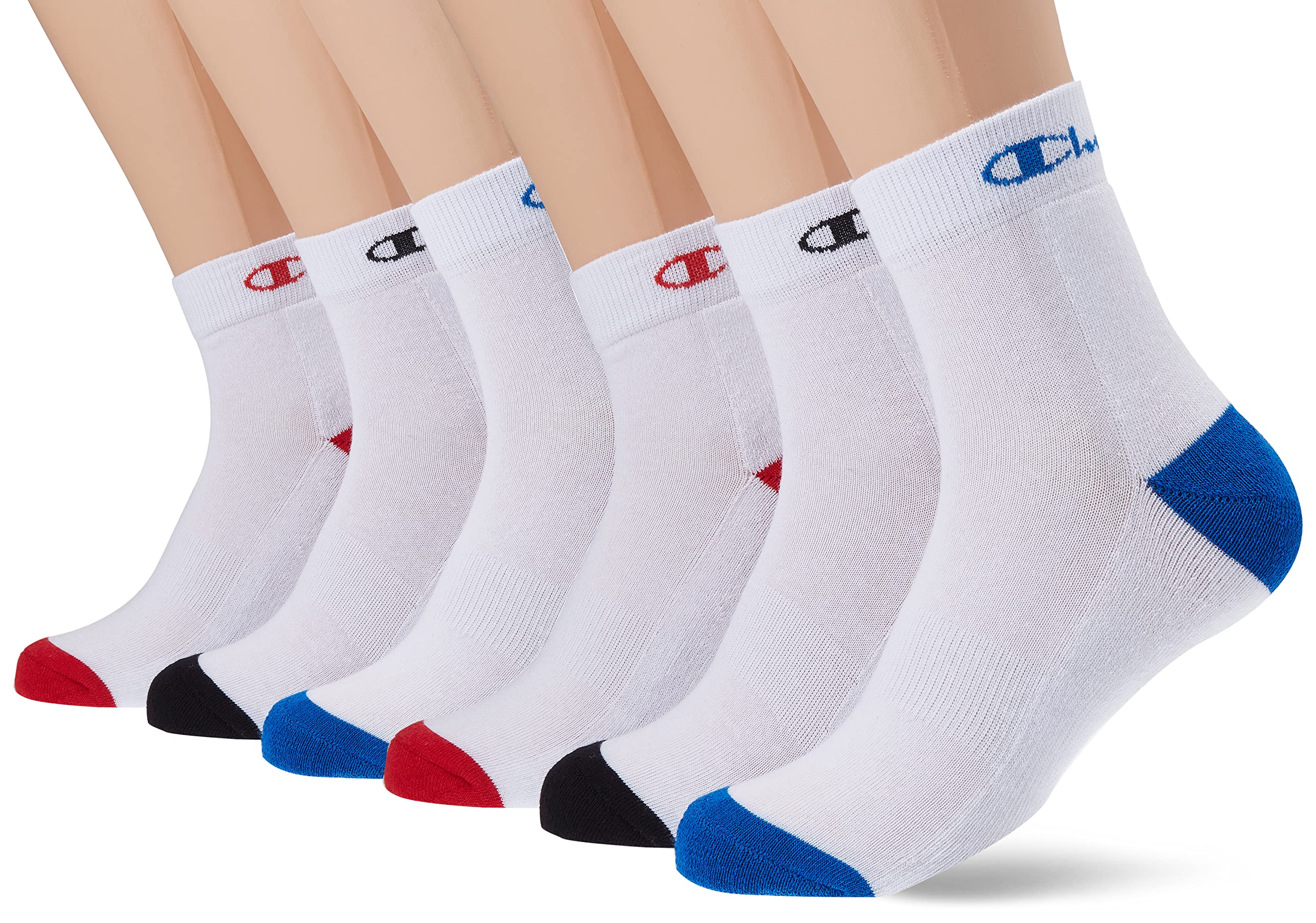 Champion Core Multicolor 3pp Quarter Skarpetki Uniseks, Biały, 39-42
