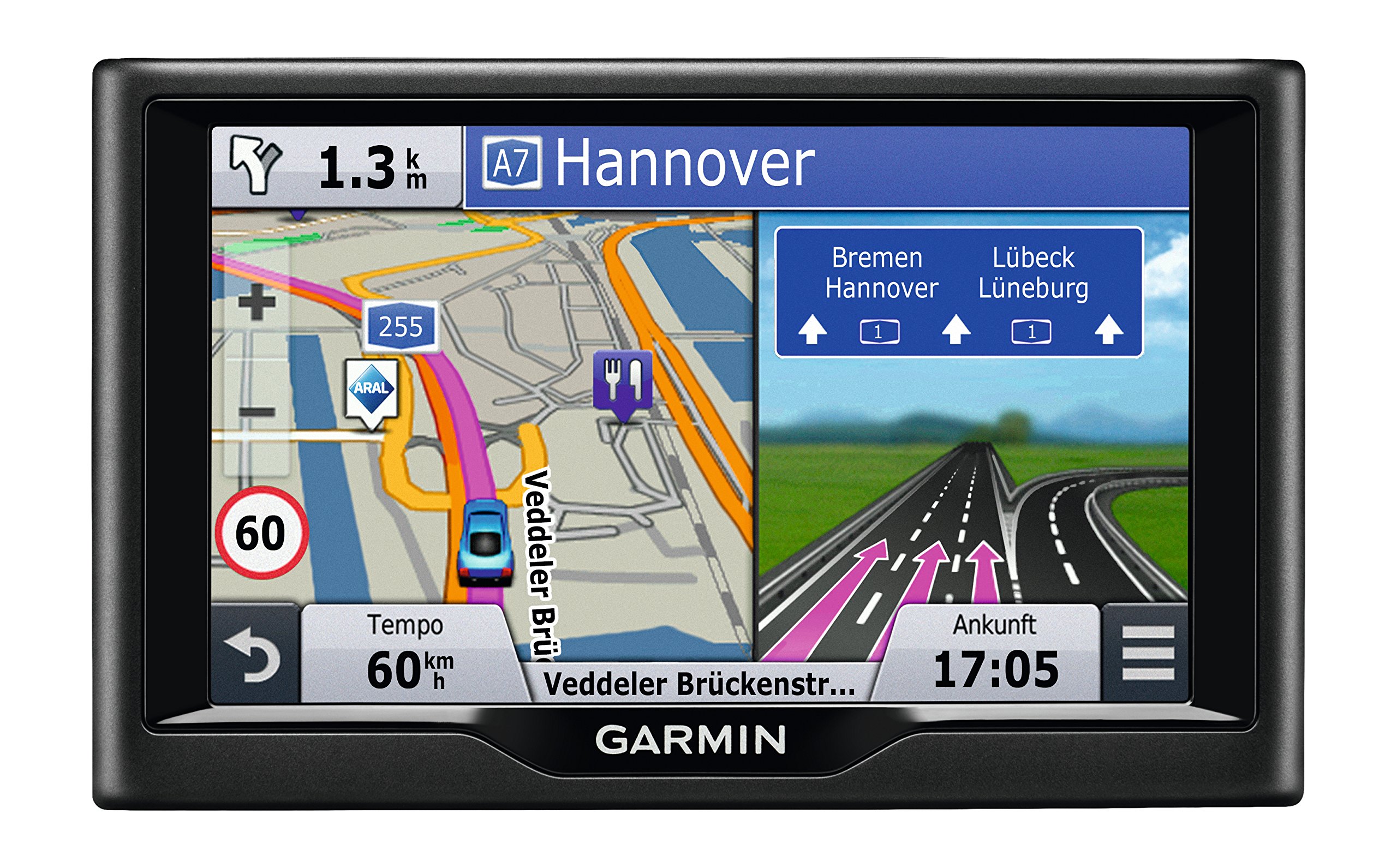 Garmin nüvi 57 LMT CE Premium Traffic Navigationsgerät (12,7 cm (5 Zoll) Touchscreen, CN Kartenmaterial für Zentraleuropa