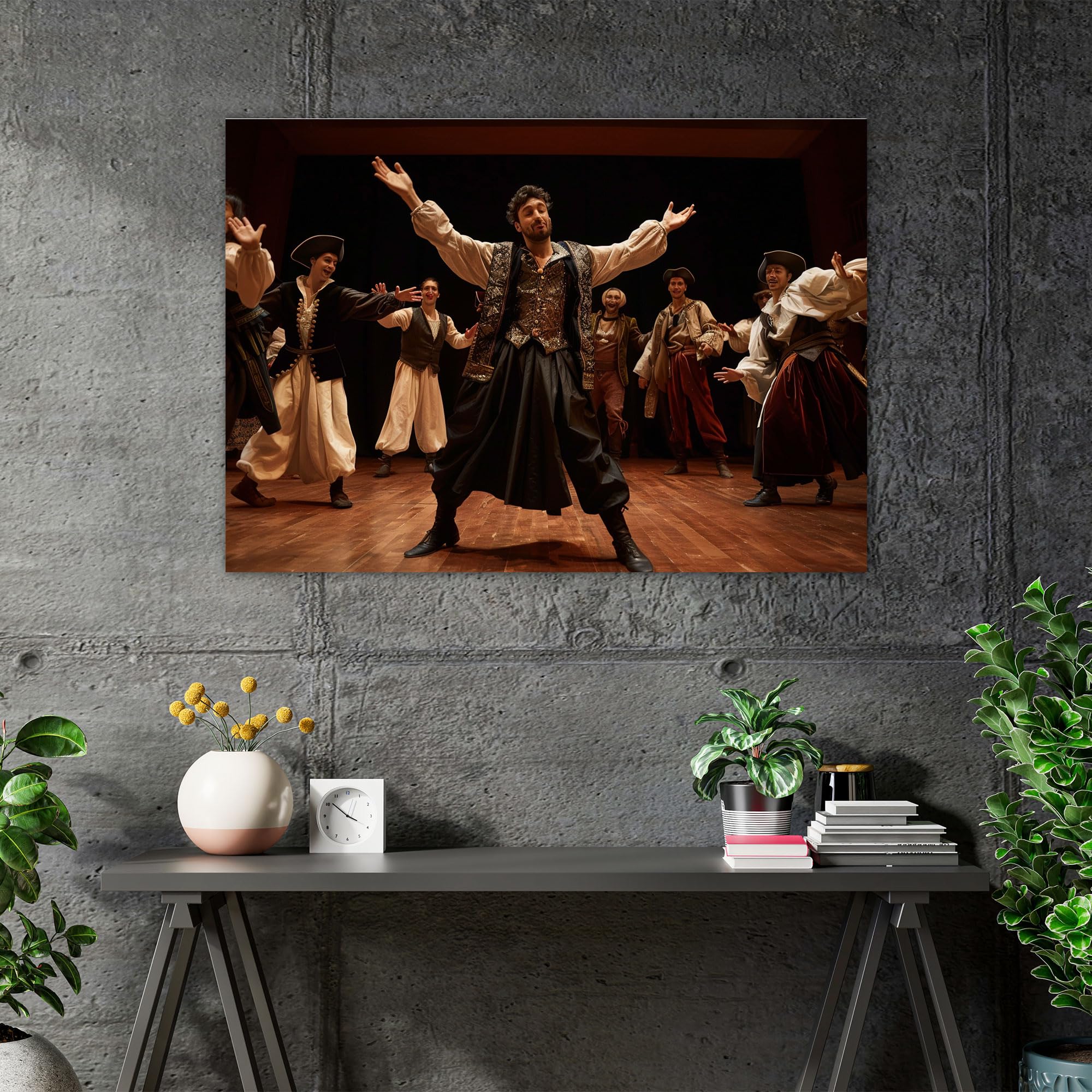 Painted Anarchy Caravaggio Style Canvas Wall Art - Caravaggio, płótno, sztuka ścienna, dekoracja ścienna, 45 x 30 cm