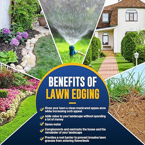 Miniatura 7 de Herramienta de césped manual de media luna, afilada herramienta manual de bordeadora de césped con mango suave en T para jardín, patio, acera,