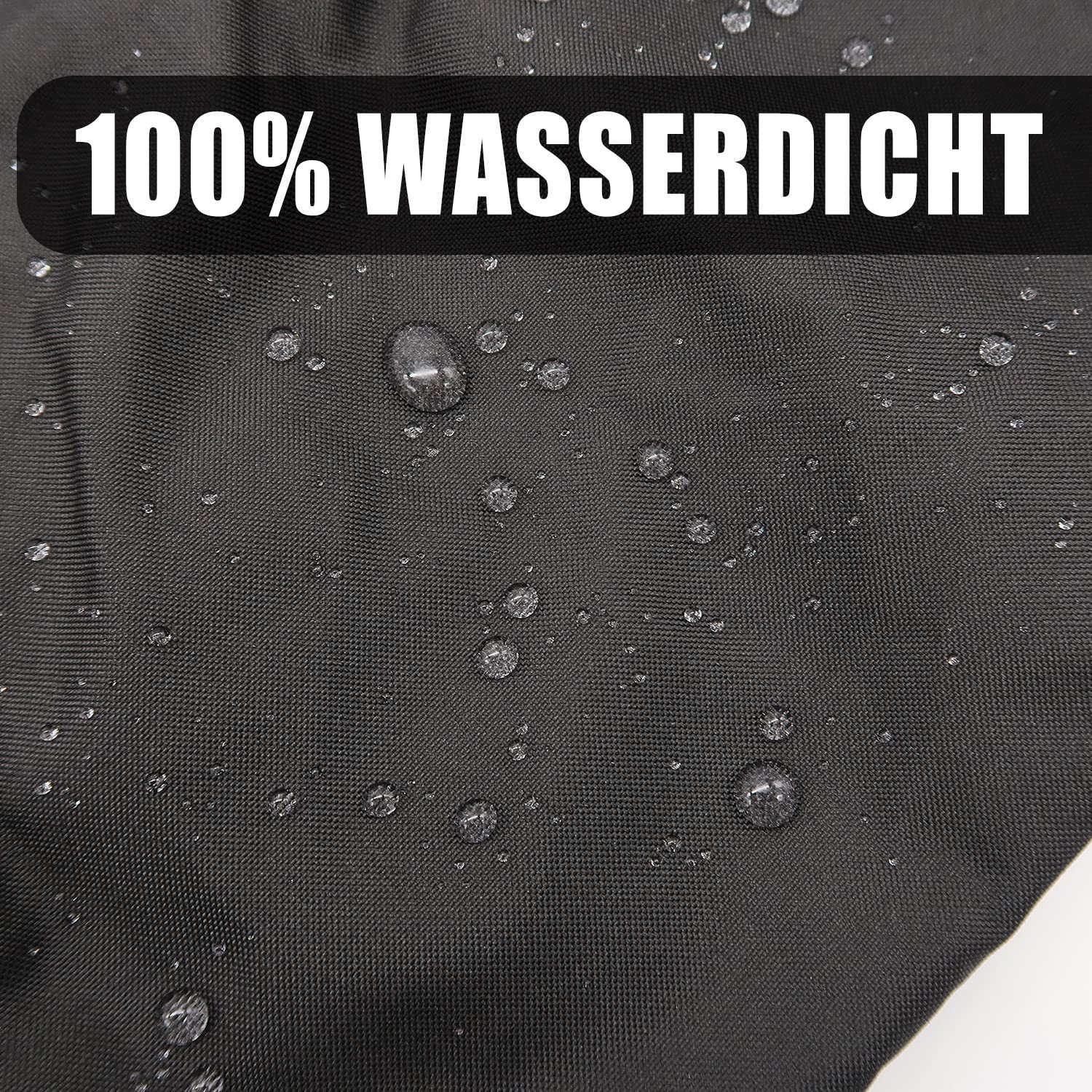 Rolektro Quad ATV Abdeckplane L 220x125x85cm - Fahrzeug Outdoor Abdeckung Abdeckhaube Schutzhülle Cover Plane Schwarz