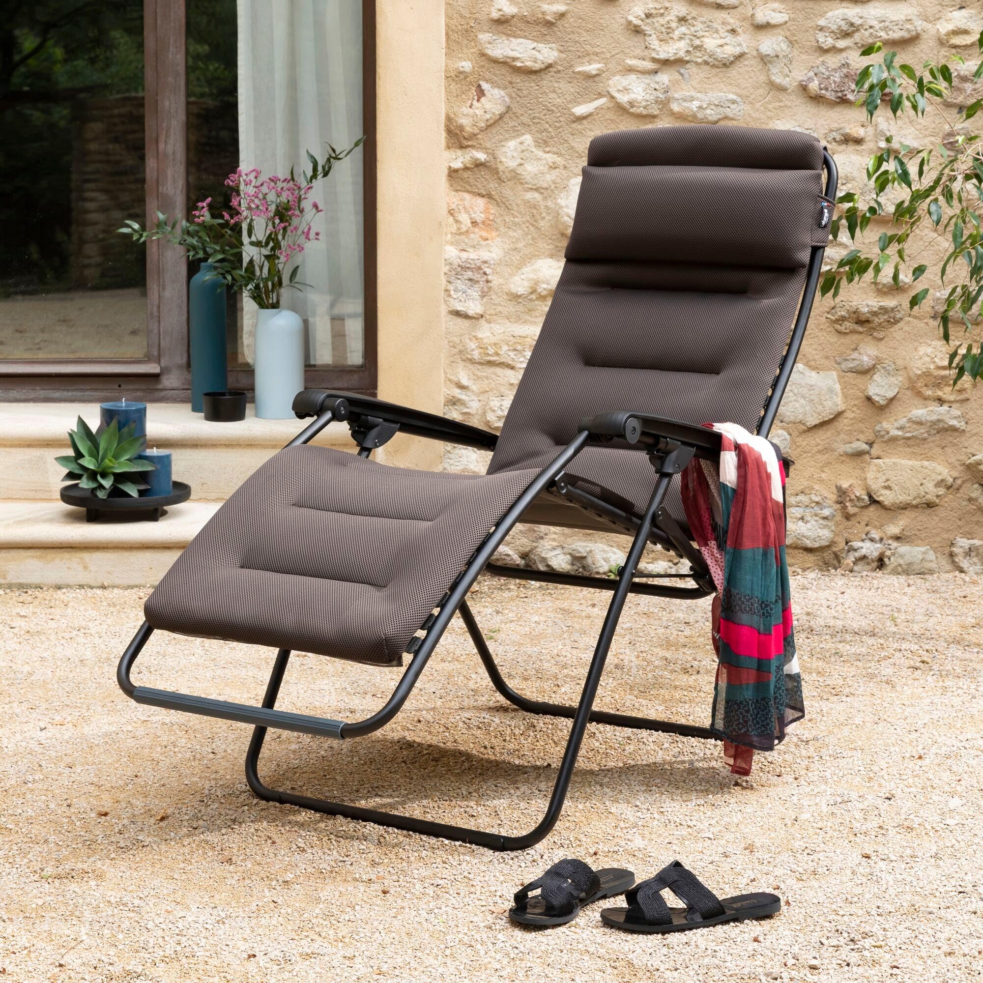 Lafuma Mobilier Fauteuil Relax matelassé Zéro Gravité - RSX Clip