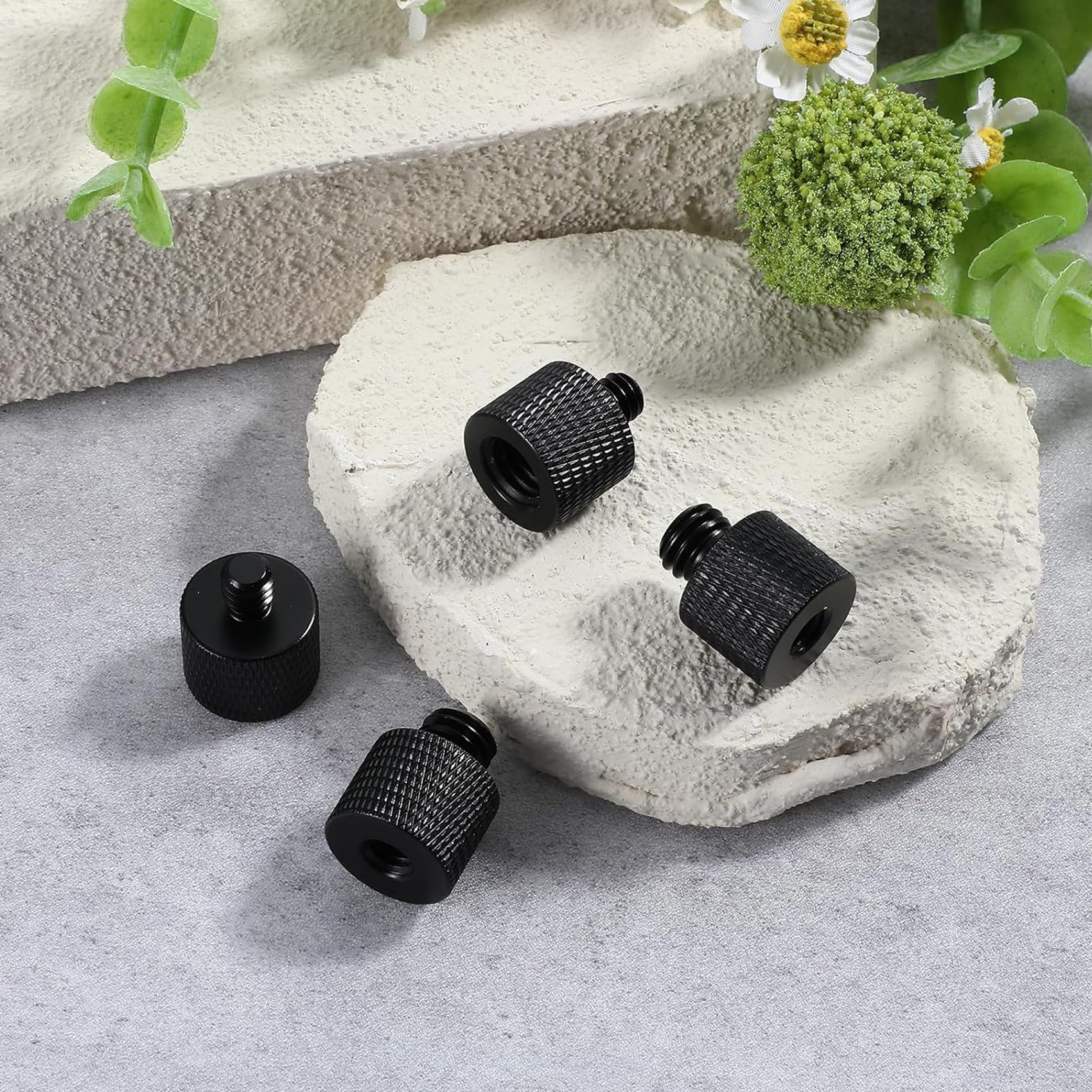 Adattatore Filettato per Treppiede, 3/8" a 1/4" e 1/4" su 3/8", 4 Pezzi