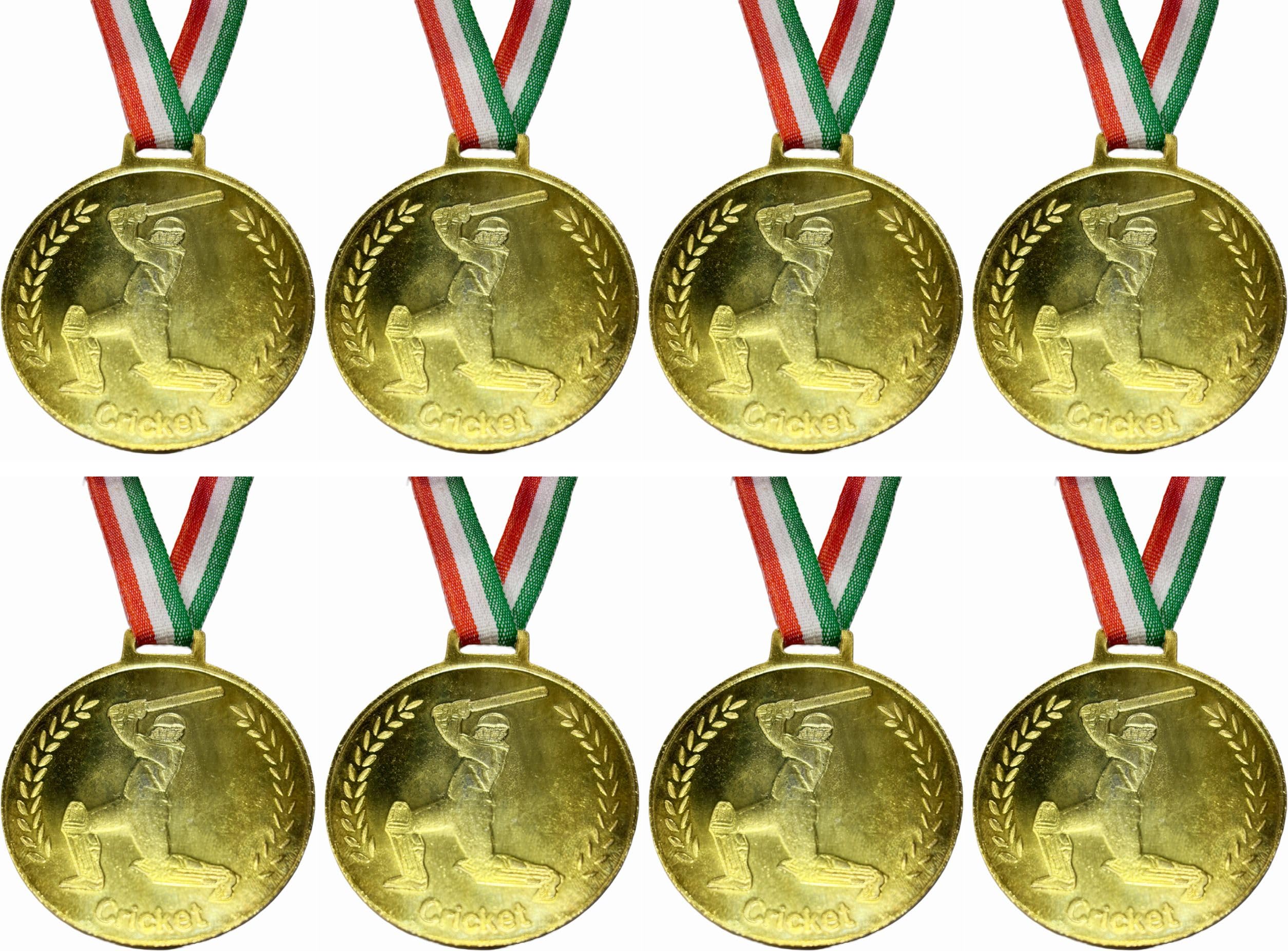2.5-Inch Cricket Medals with IND Strip - Pack of 8 for Competitions-picture-30