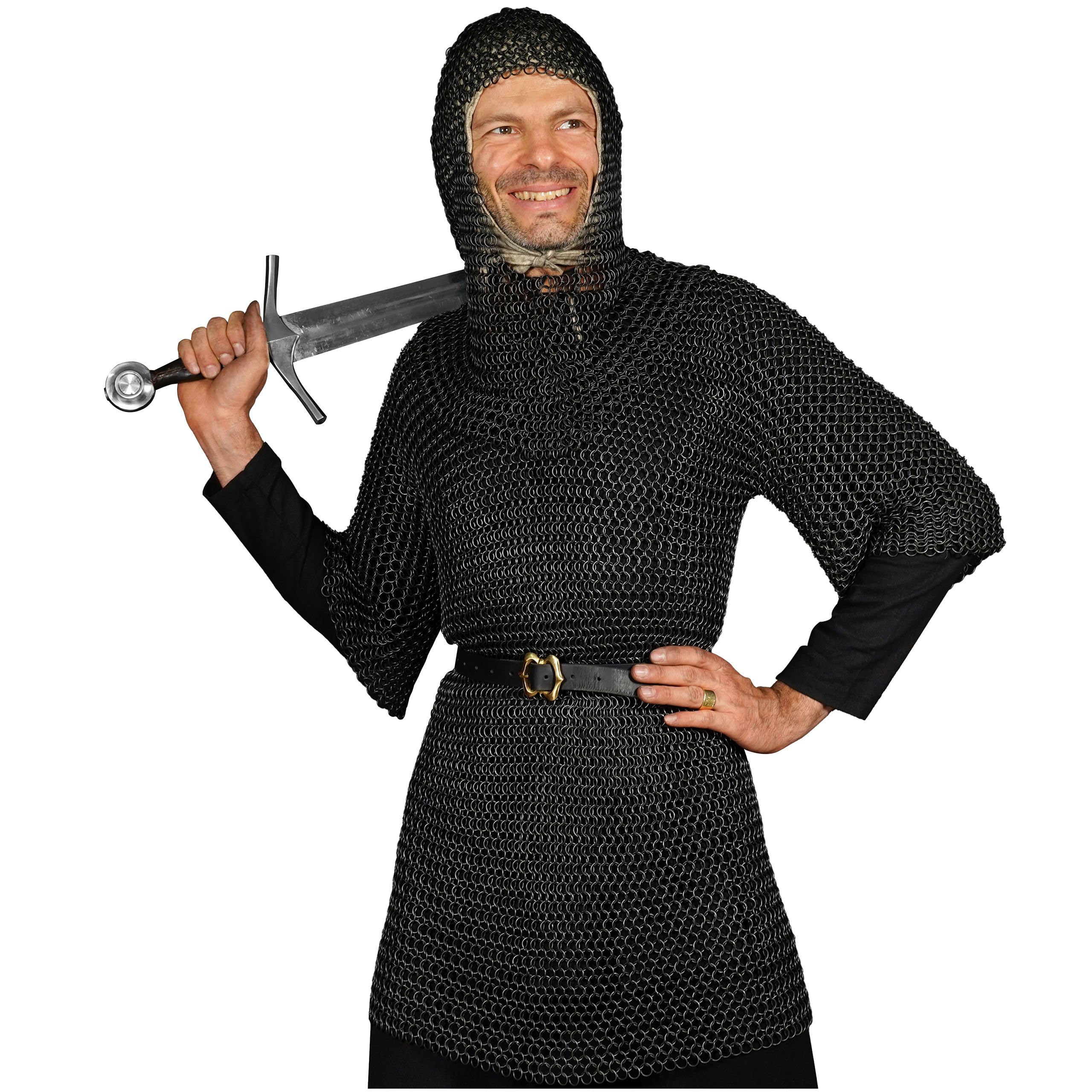 Mythrojan Chainmail Coif Accesorios de traje Unisex adulto (Pack de 1)