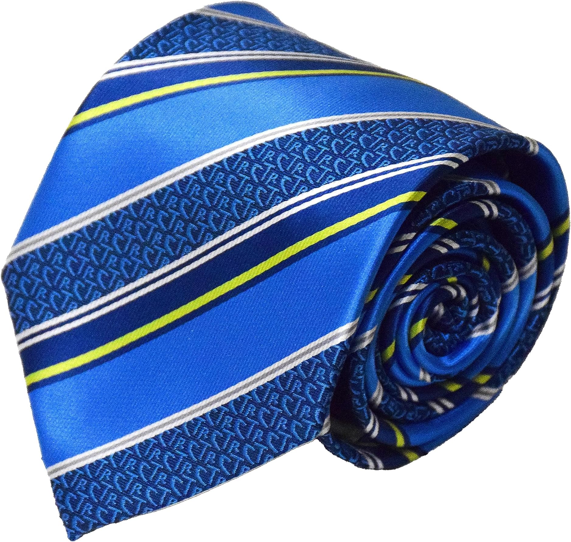 LifebeatsCTR Choose the Right Adult Stripe Blue and Blue Microfiber Necktie by Ringmasters