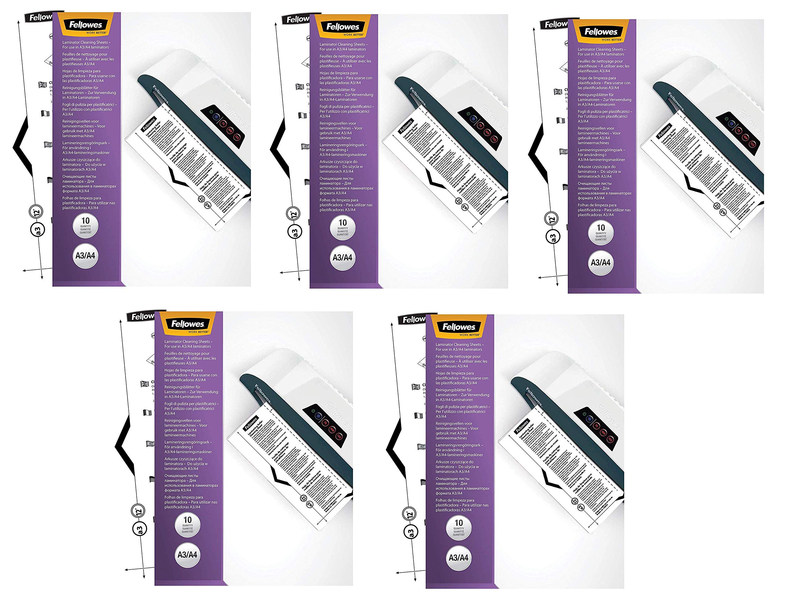 Laminator Cleaning Sheets, 10 per Pack