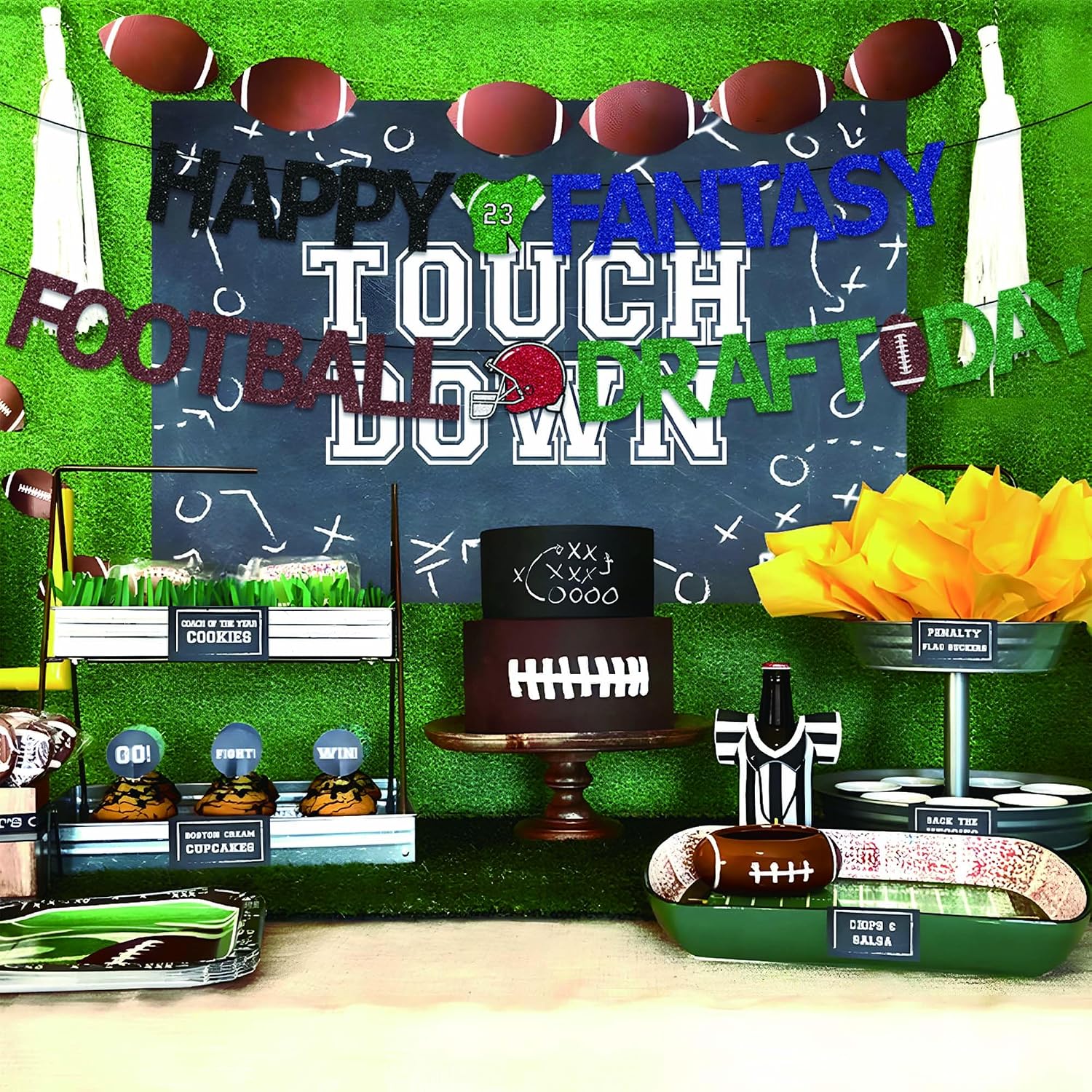 Fantasy Football Decorations Fantasy Football Draft Day Banner Party Decorations