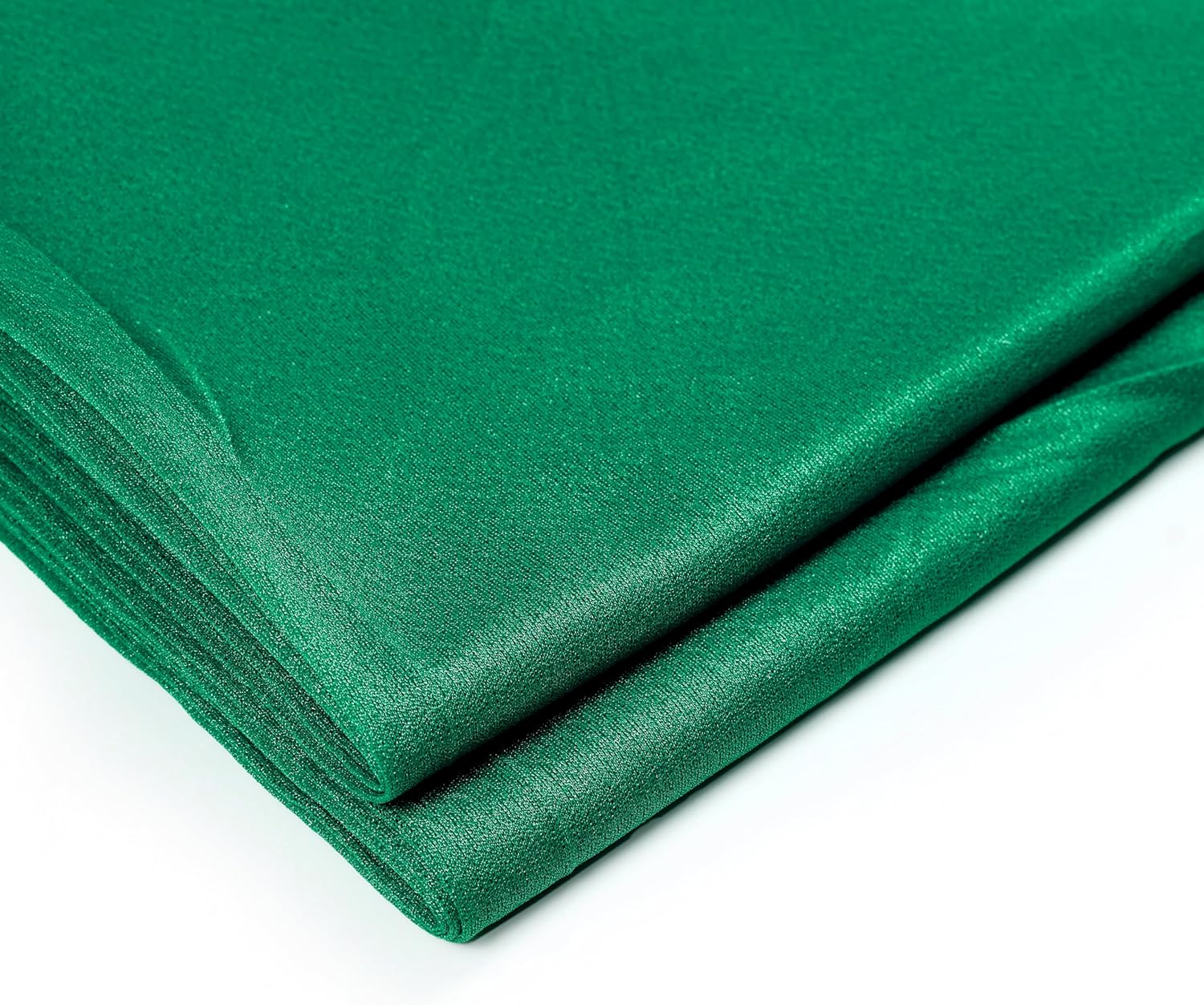 MDS Pack of 10 Wedding 12 x 108 inches Chiffon Table Runner for Wedding, Decorations for Birthday Parties, Banquets, Graduations, Engagements, Runners fit Rectangle, Round Table - Emerald Green
