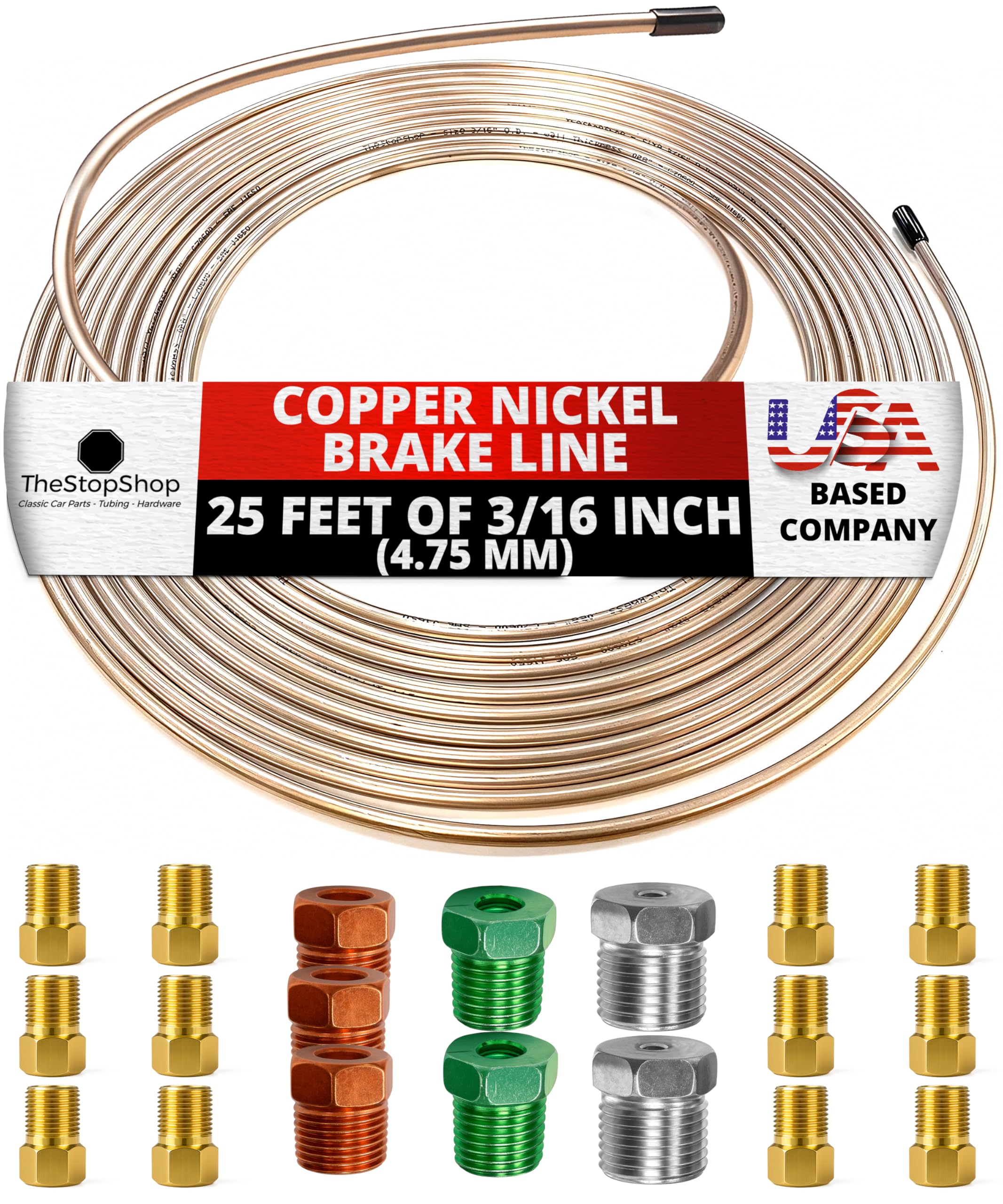 H. Paulin CN325 Copper Nickel Bulk Brake Line, 3/16-in X 25-ft | Canadian Tire - Foto 2