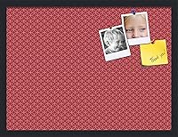 Vista 10 de PinPix Tablero de anuncios de corcho de 20 x 14 pulgadas. Este tablero decorativo enmarcado viene con diseño de círculos B W y un marco negro